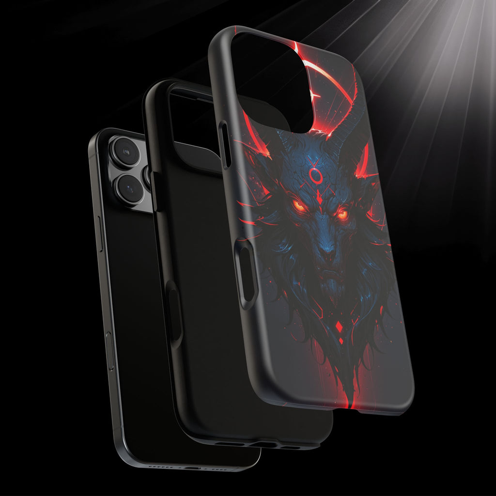 Demonic Goat Phone Case – Occult Baphomet Design | Grim Sanctum