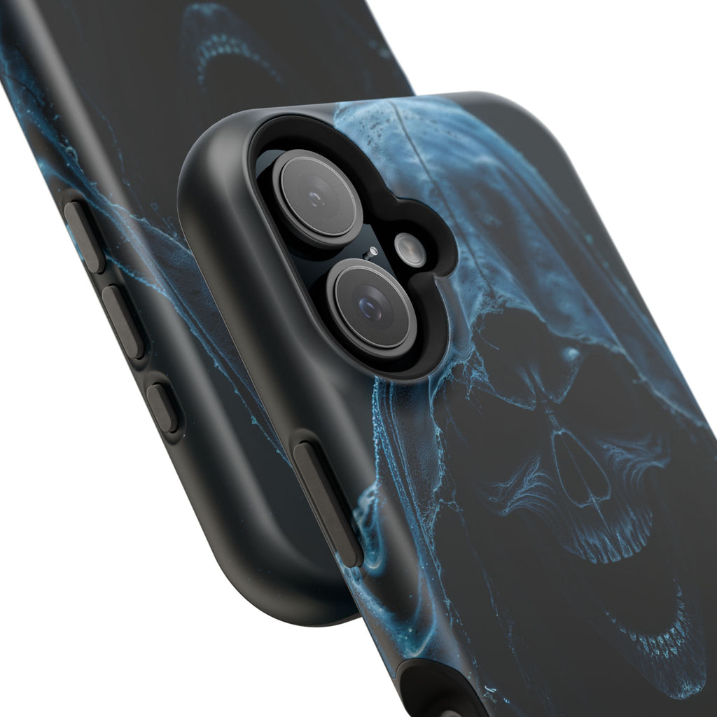 Grim Reaper Magnetic Phone Case – Dark Skull Hooded Cover for iPhone | Edgy Shockproof Protection