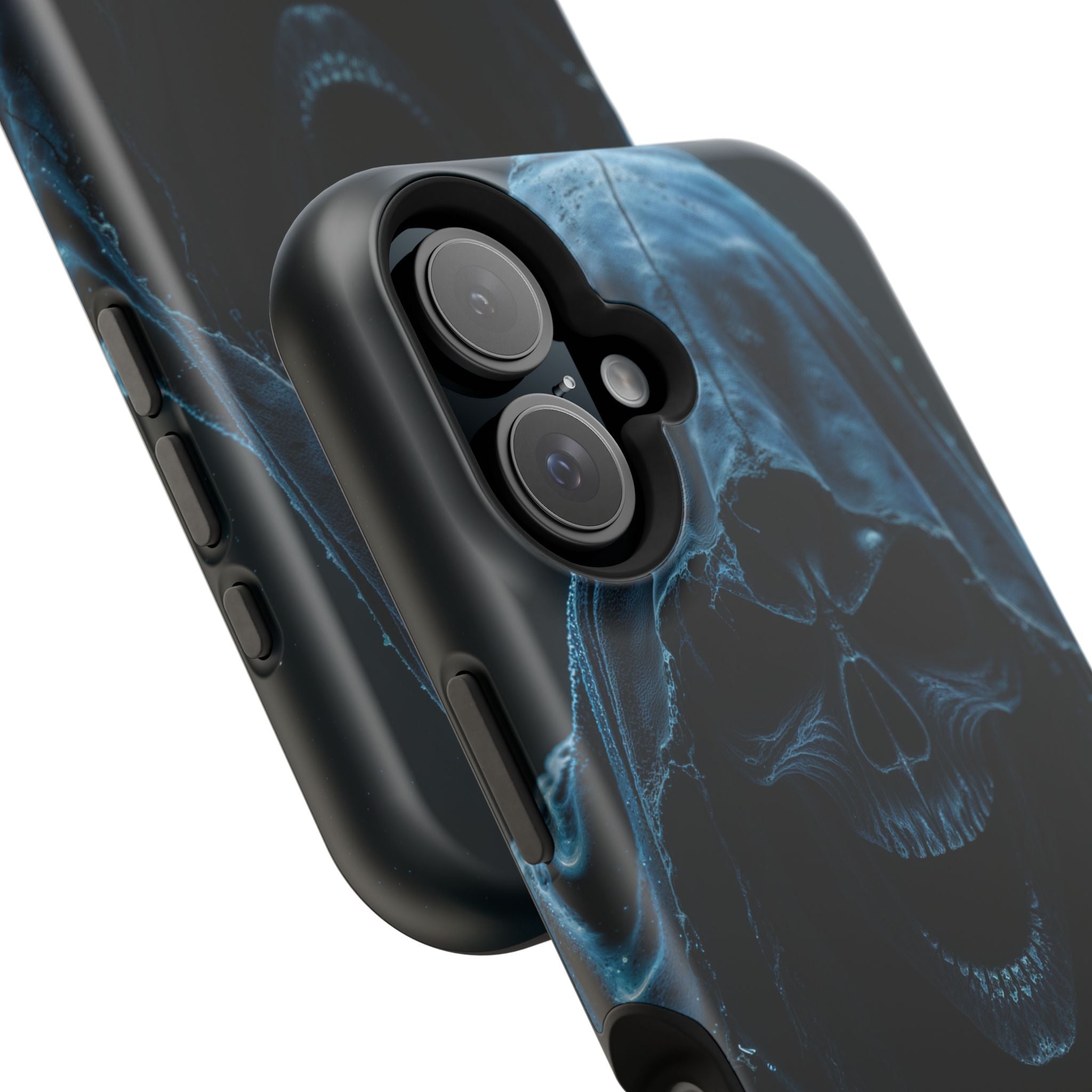 Grim Reaper Magnetic Phone Case – Dark Skull Hooded Cover for iPhone | Edgy Shockproof Protection