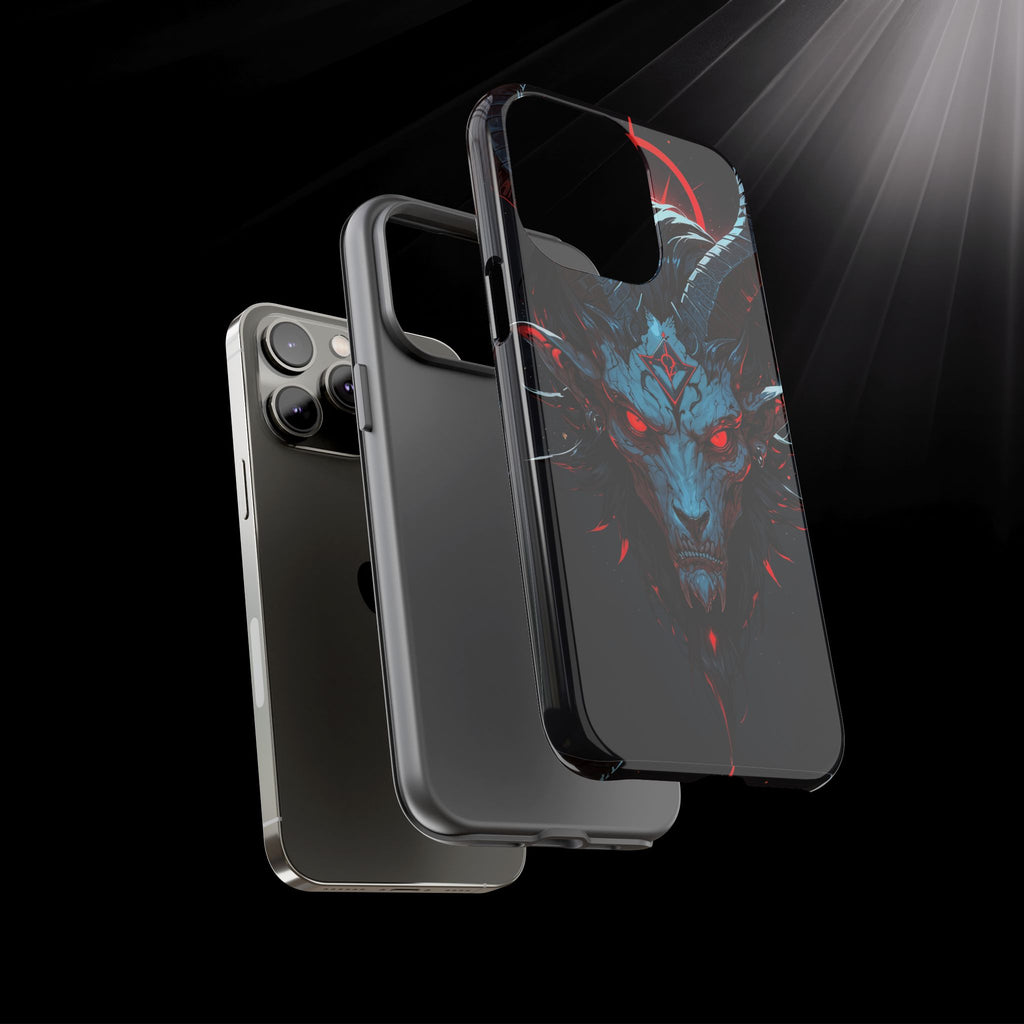 Cursed Goat Phone Case – Cursed Baphomet Design | Grim Sanctum