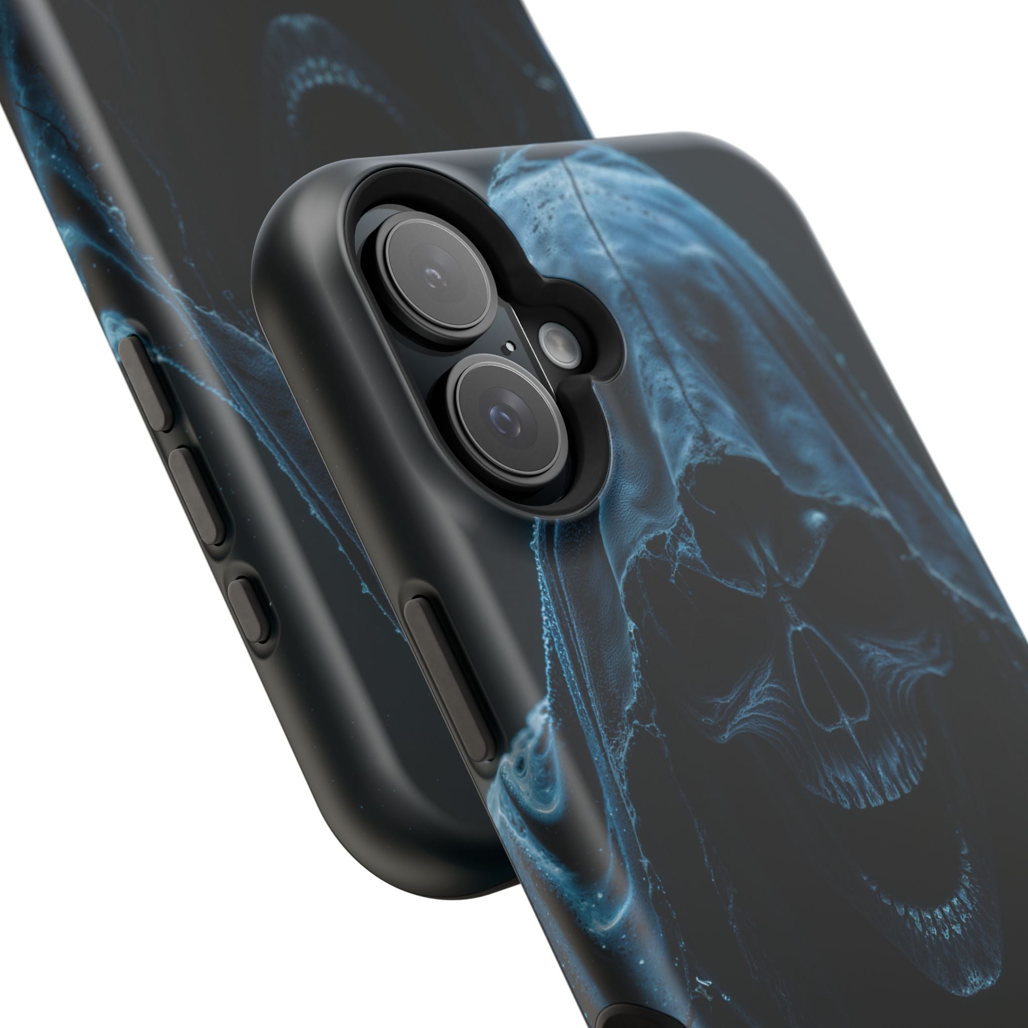 Grim Reaper Magnetic Phone Case – Dark Skull Hooded Cover for iPhone | Edgy Shockproof Protection