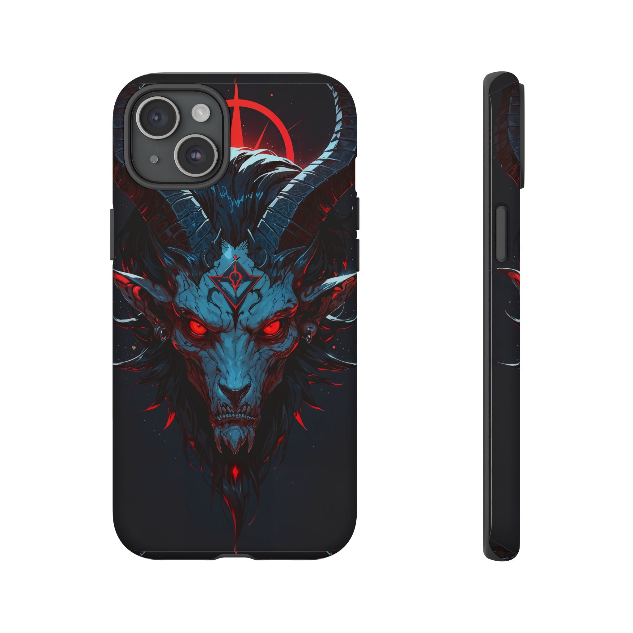 Cursed Goat Phone Case – Cursed Baphomet Design | Grim Sanctum