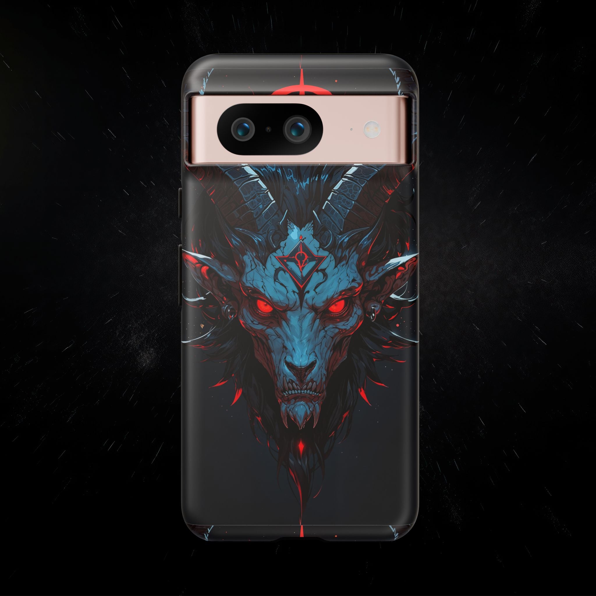 Cursed Goat Phone Case – Cursed Baphomet Design | Grim Sanctum