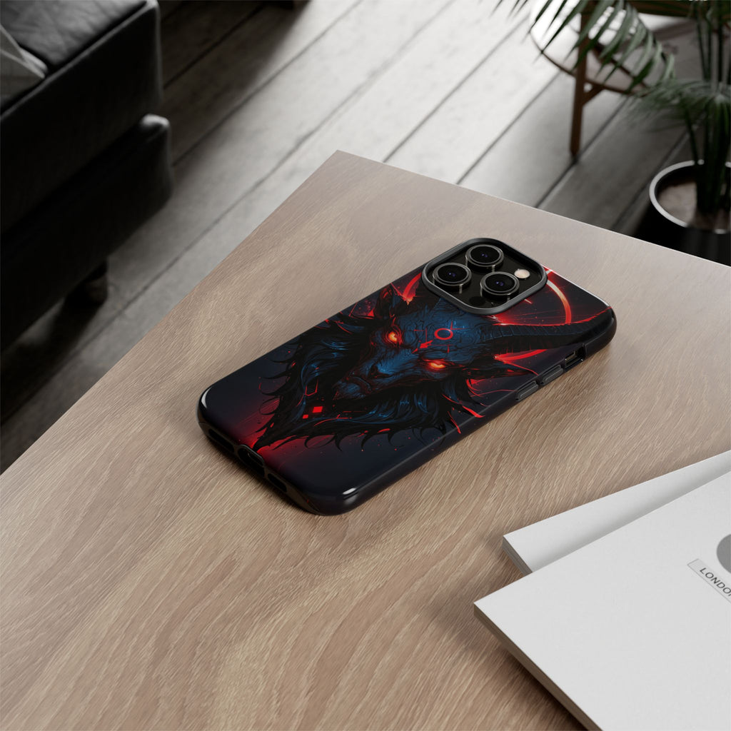 Demonic Goat Phone Case – Occult Baphomet Design | Grim Sanctum