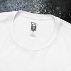 Wicked Witch Silhouette T-Shirt - Enchanting Gothic Style with Spine Print