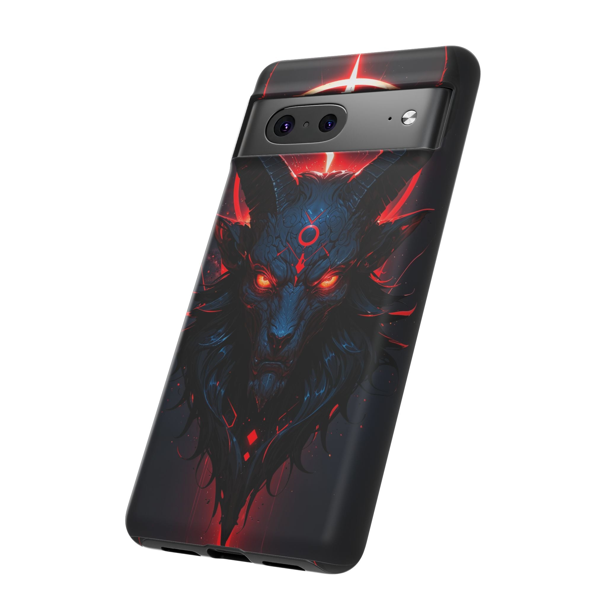 Demonic Goat Phone Case – Occult Baphomet Design | Grim Sanctum