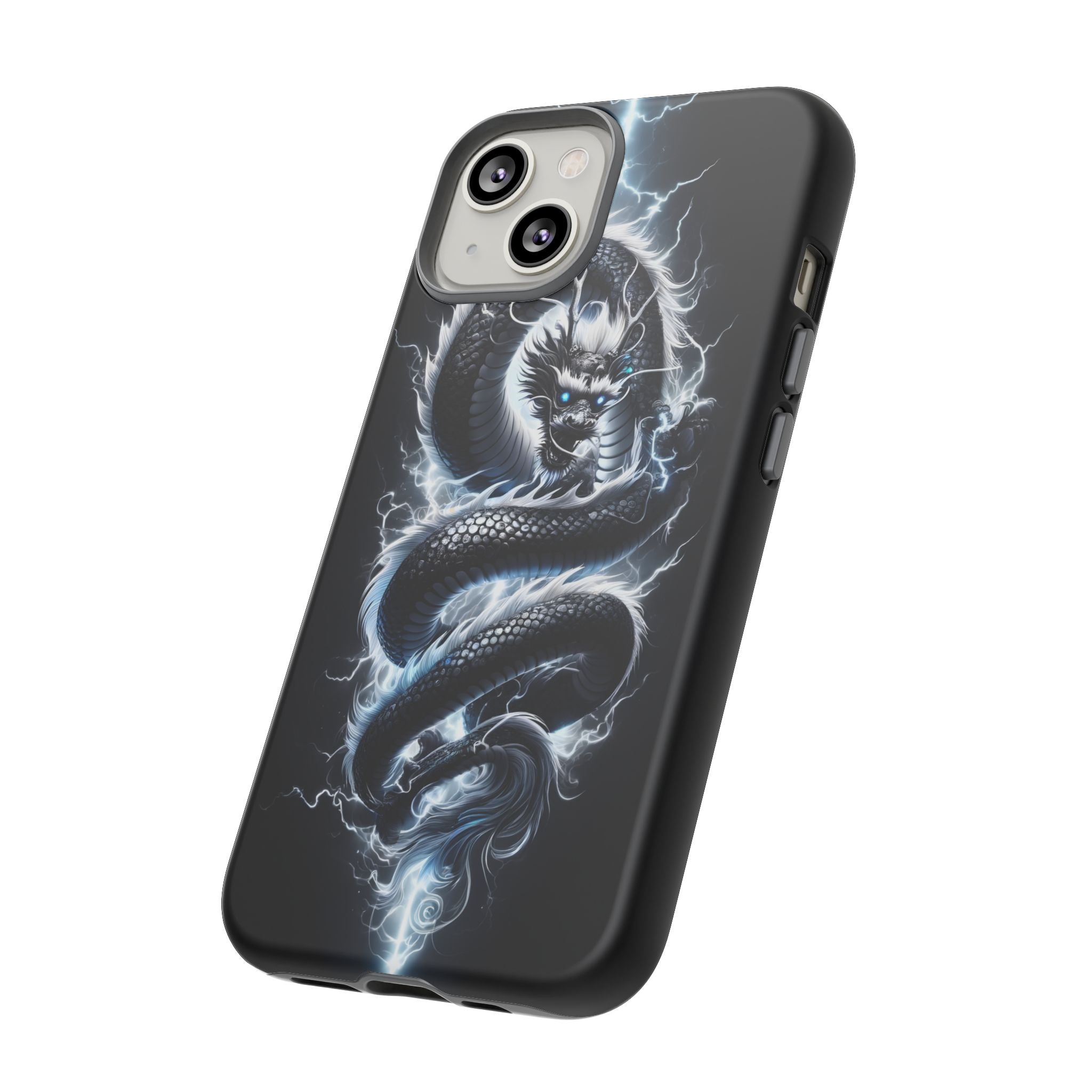 Storm Dragon Phone Case –Dark Thunder Serpent Design | Grim Sanctum