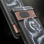 Storm Dragon Phone Case –Dark Thunder Serpent Design | Grim Sanctum