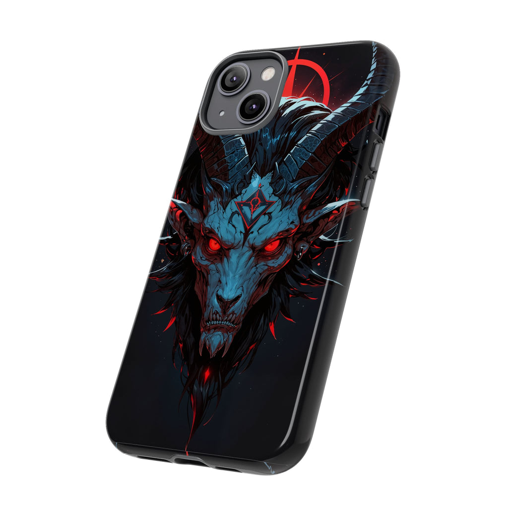 Cursed Goat Phone Case – Cursed Baphomet Design | Grim Sanctum