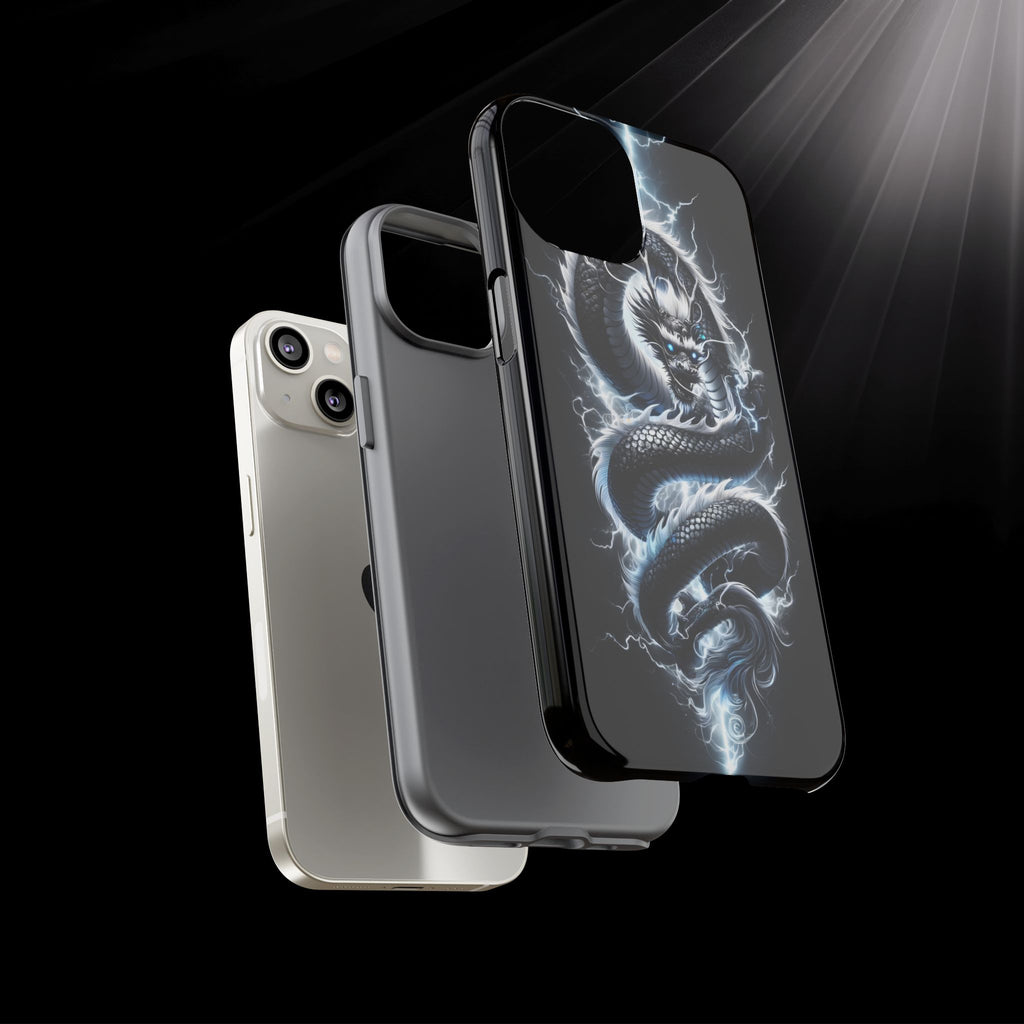 Storm Dragon Phone Case –Dark Thunder Serpent Design | Grim Sanctum