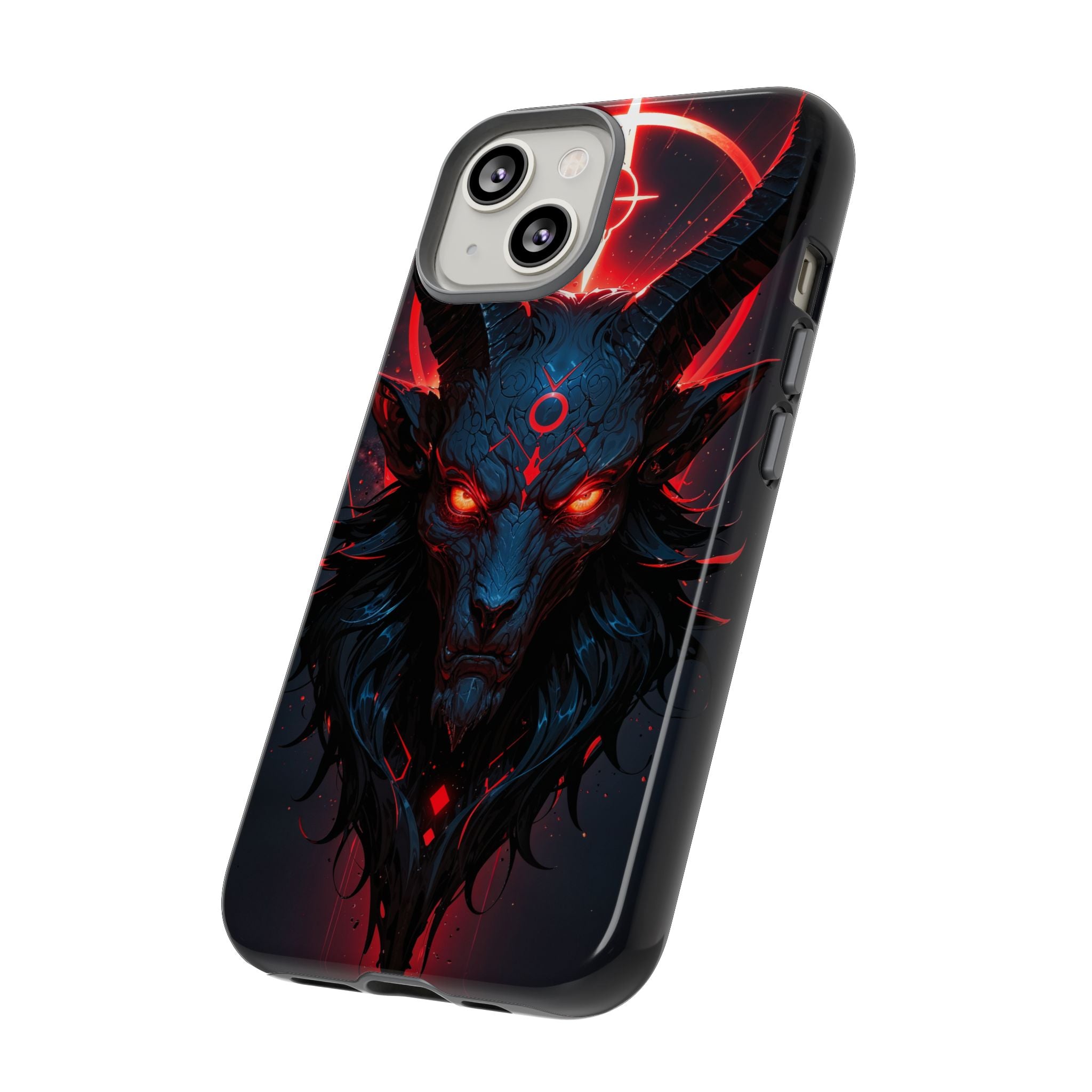 Demonic Goat Phone Case – Occult Baphomet Design | Grim Sanctum