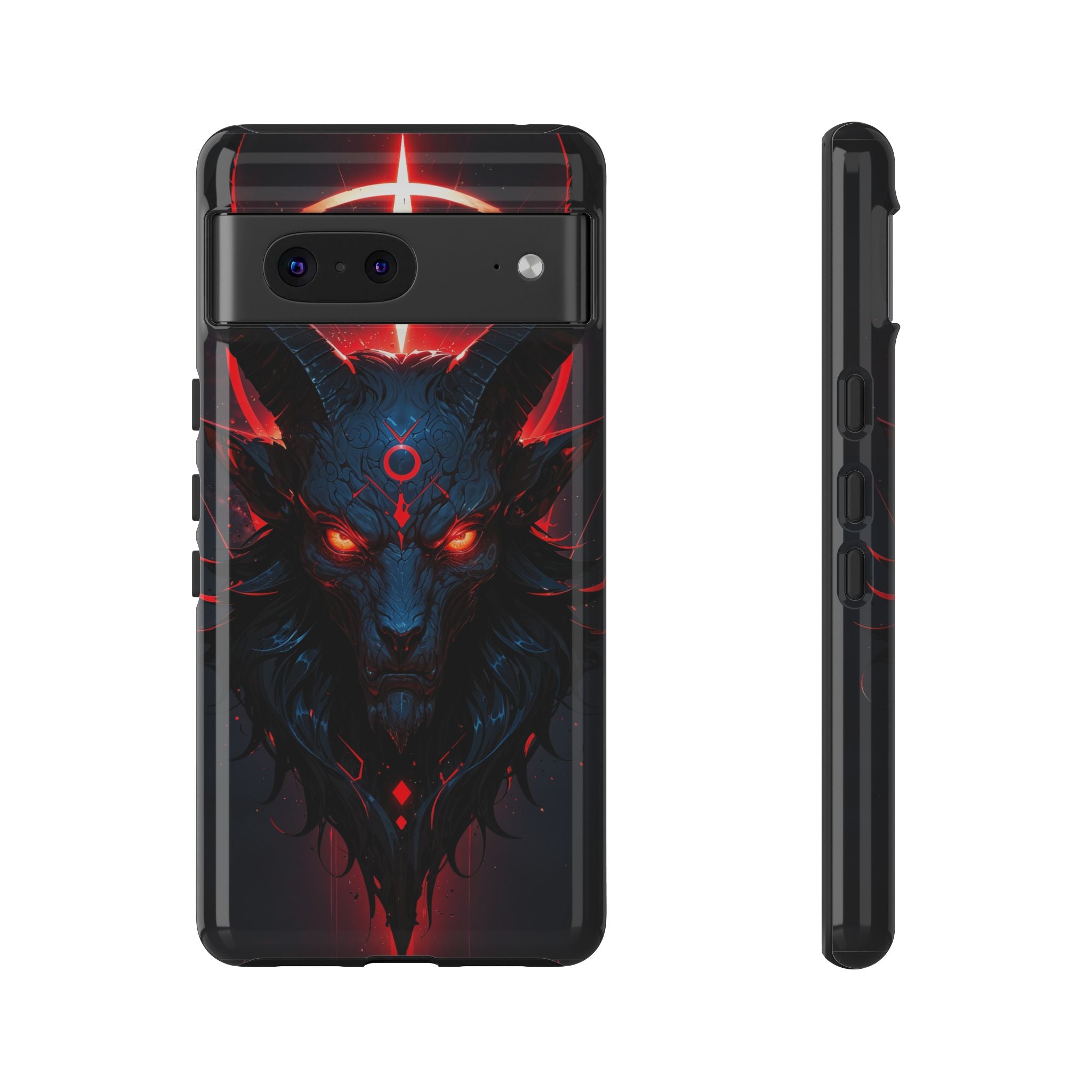 Demonic Goat Phone Case – Occult Baphomet Design | Grim Sanctum