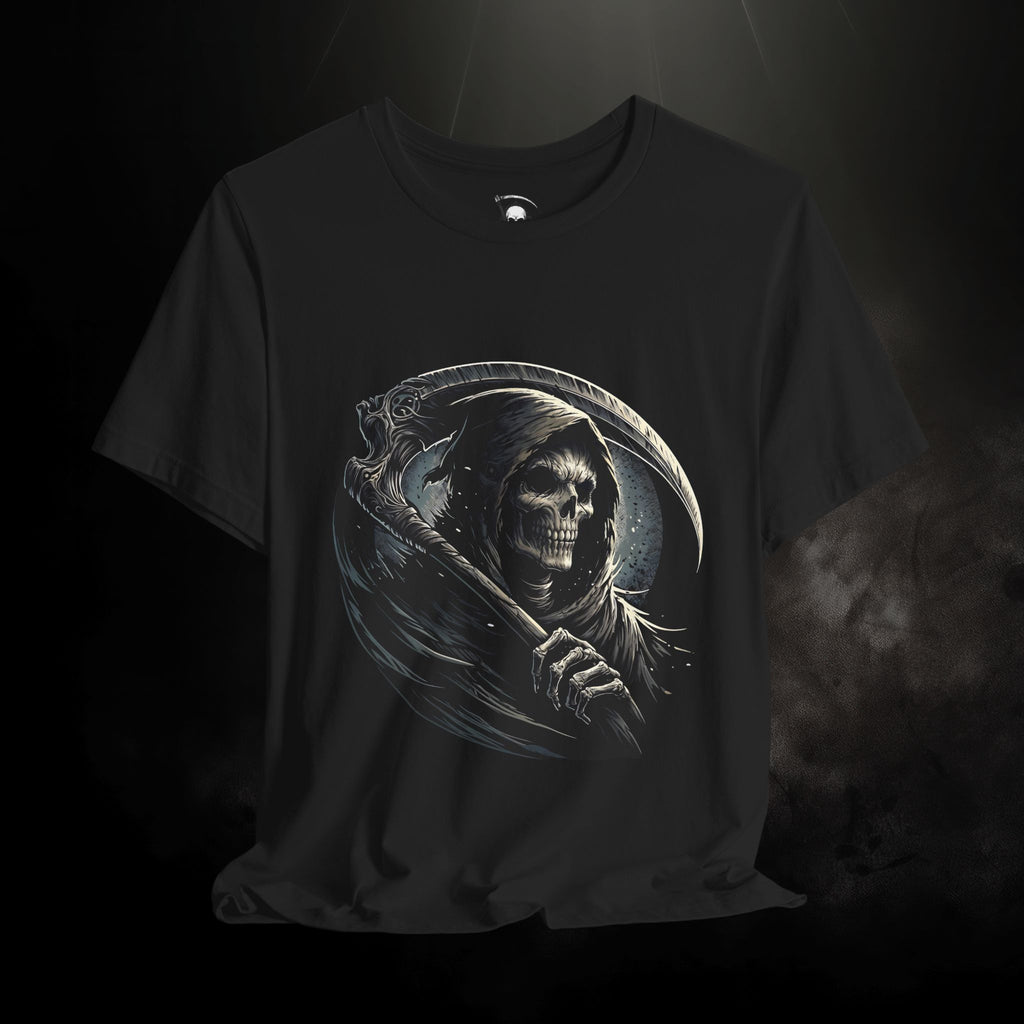 Grim Reaper T-Shirt – Dark Gothic Death Scythe