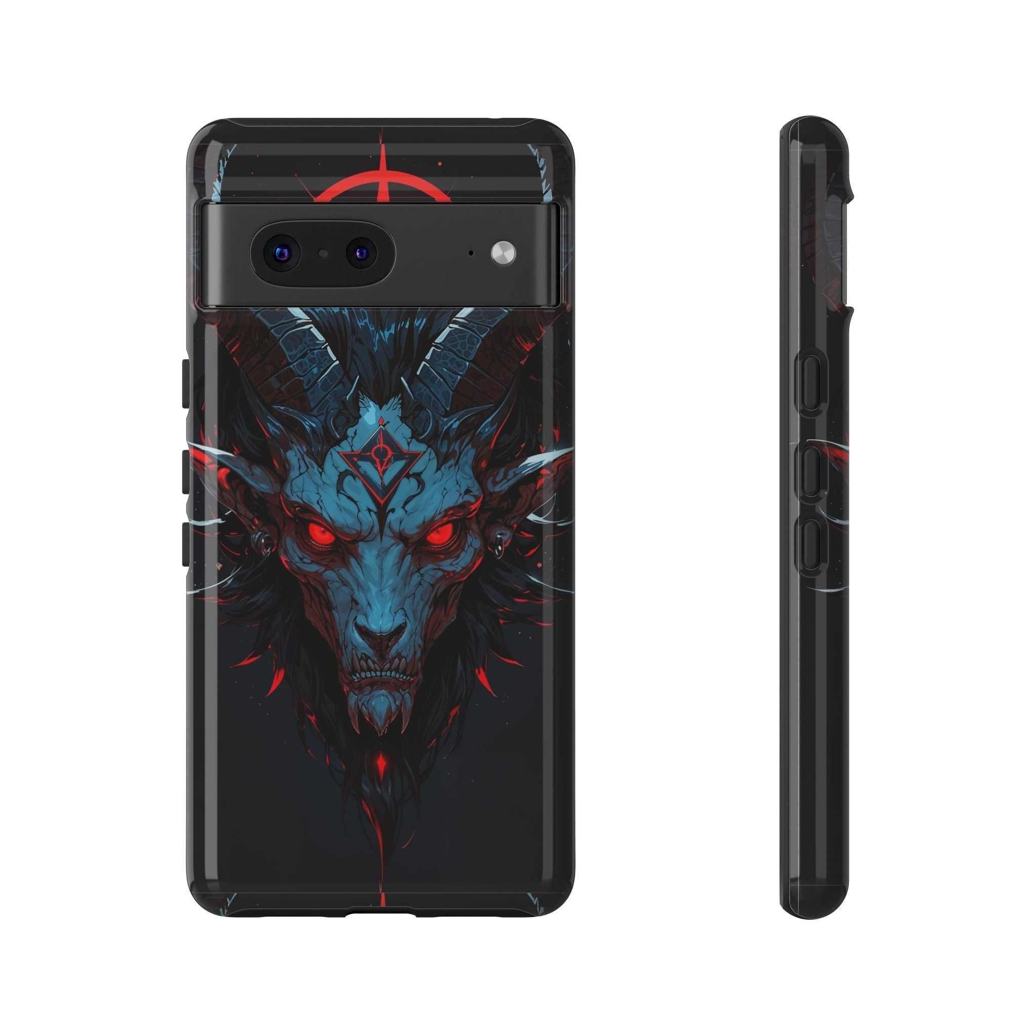 Cursed Goat Phone Case – Cursed Baphomet Design | Grim Sanctum
