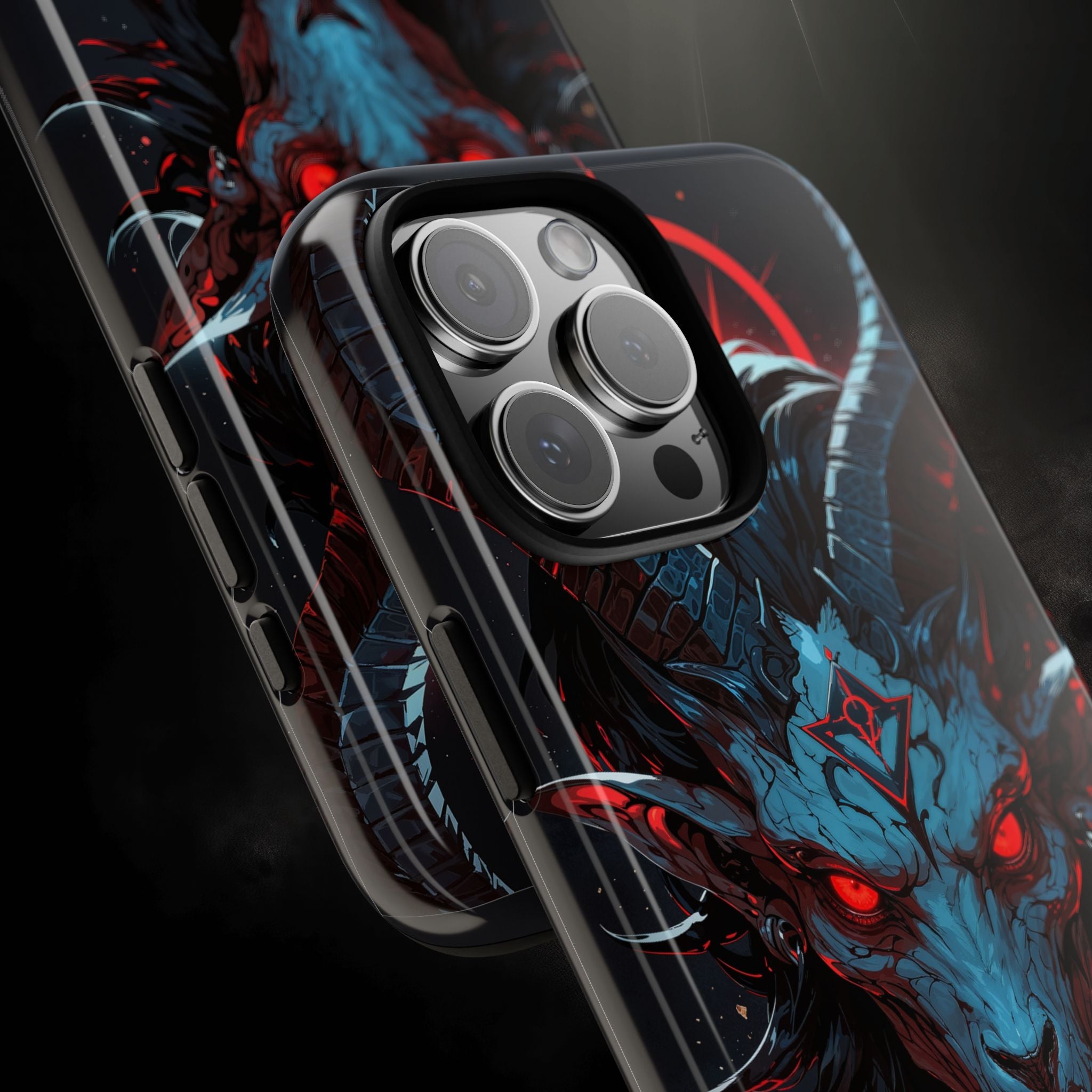 Cursed Goat Phone Case – Cursed Baphomet Design | Grim Sanctum