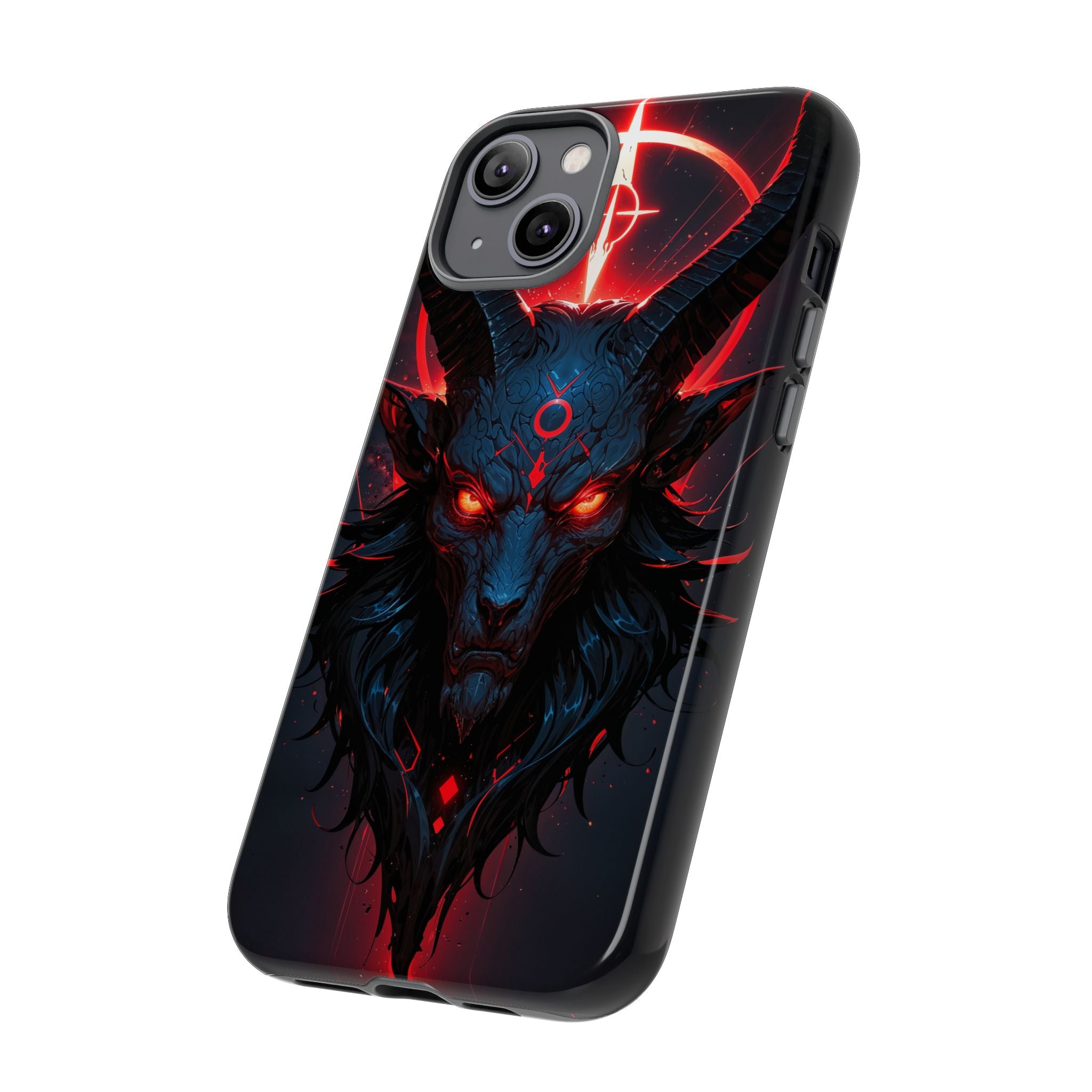 Demonic Goat Phone Case – Occult Baphomet Design | Grim Sanctum