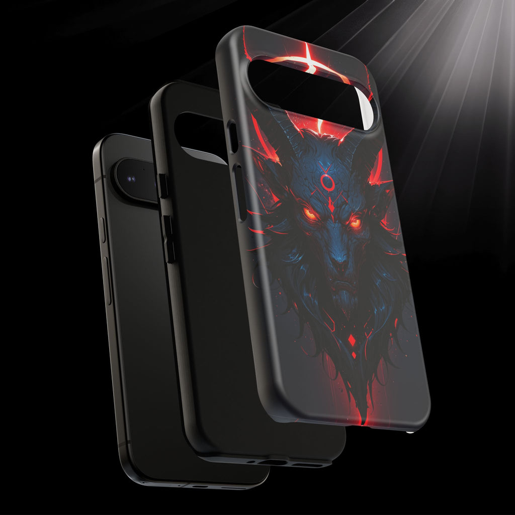 Demonic Goat Phone Case – Occult Baphomet Design | Grim Sanctum