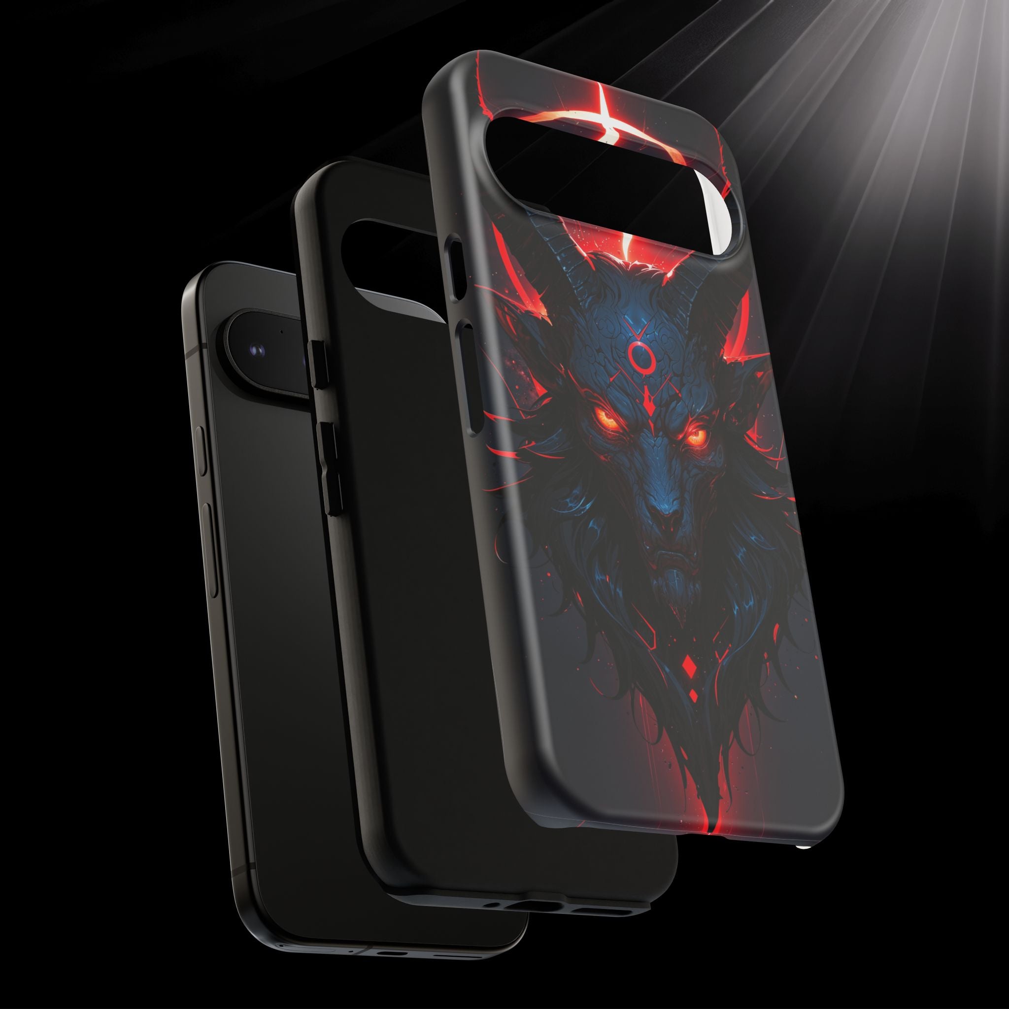 Demonic Goat Phone Case – Occult Baphomet Design | Grim Sanctum