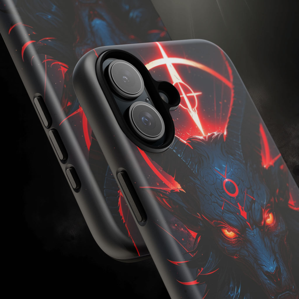 Demonic Goat Phone Case – Occult Baphomet Design | Grim Sanctum