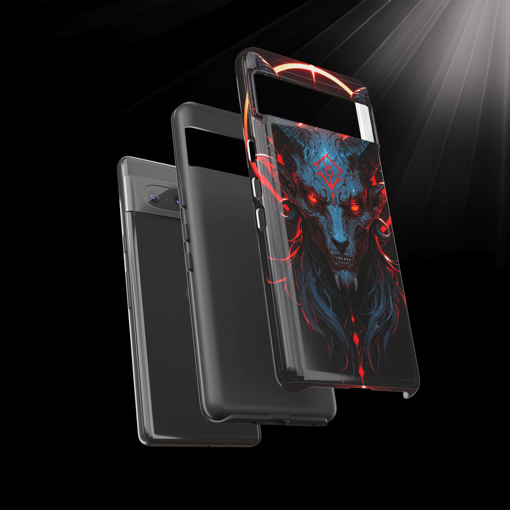 Blasphemous Goat Phone Case – Dark Ritual Sigil Design | Grim Sanctum