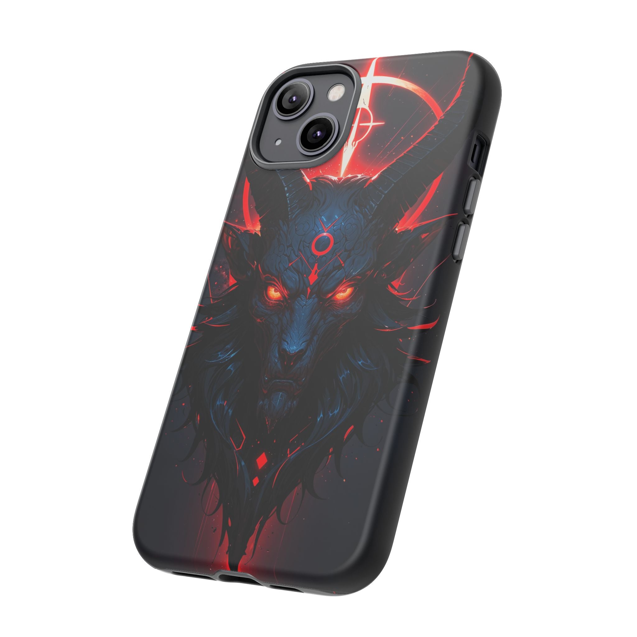 Demonic Goat Phone Case – Occult Baphomet Design | Grim Sanctum