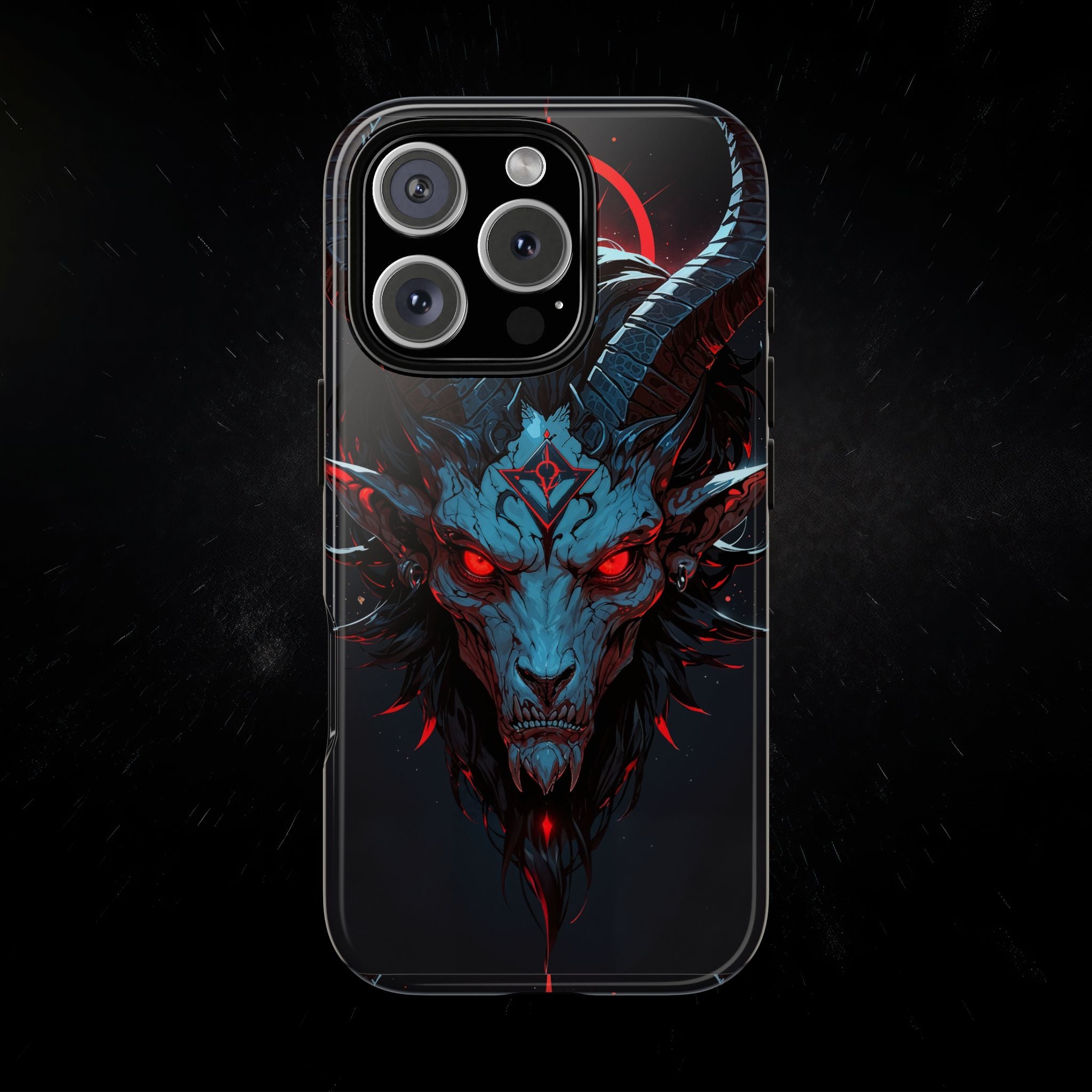 Cursed Goat Phone Case – Cursed Baphomet Design | Grim Sanctum