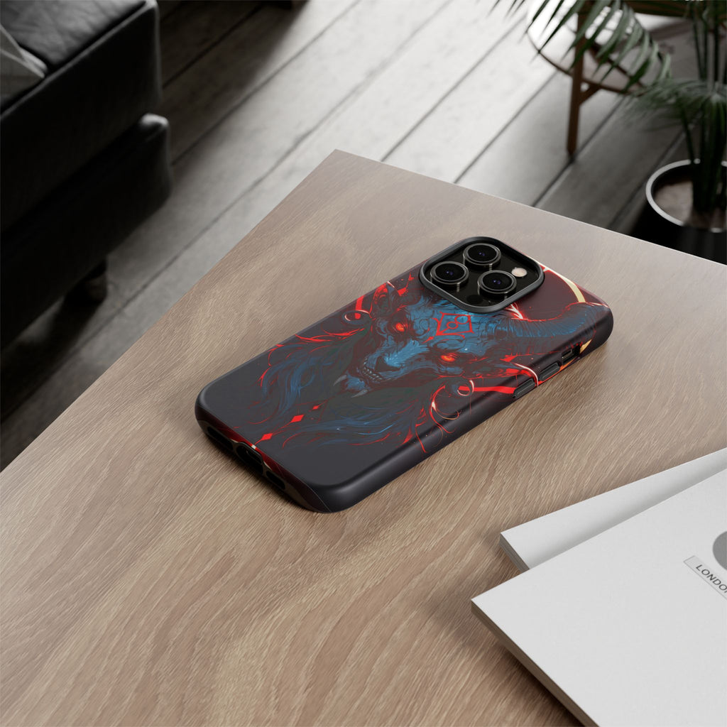 Blasphemous Goat Phone Case – Dark Ritual Sigil Design | Grim Sanctum