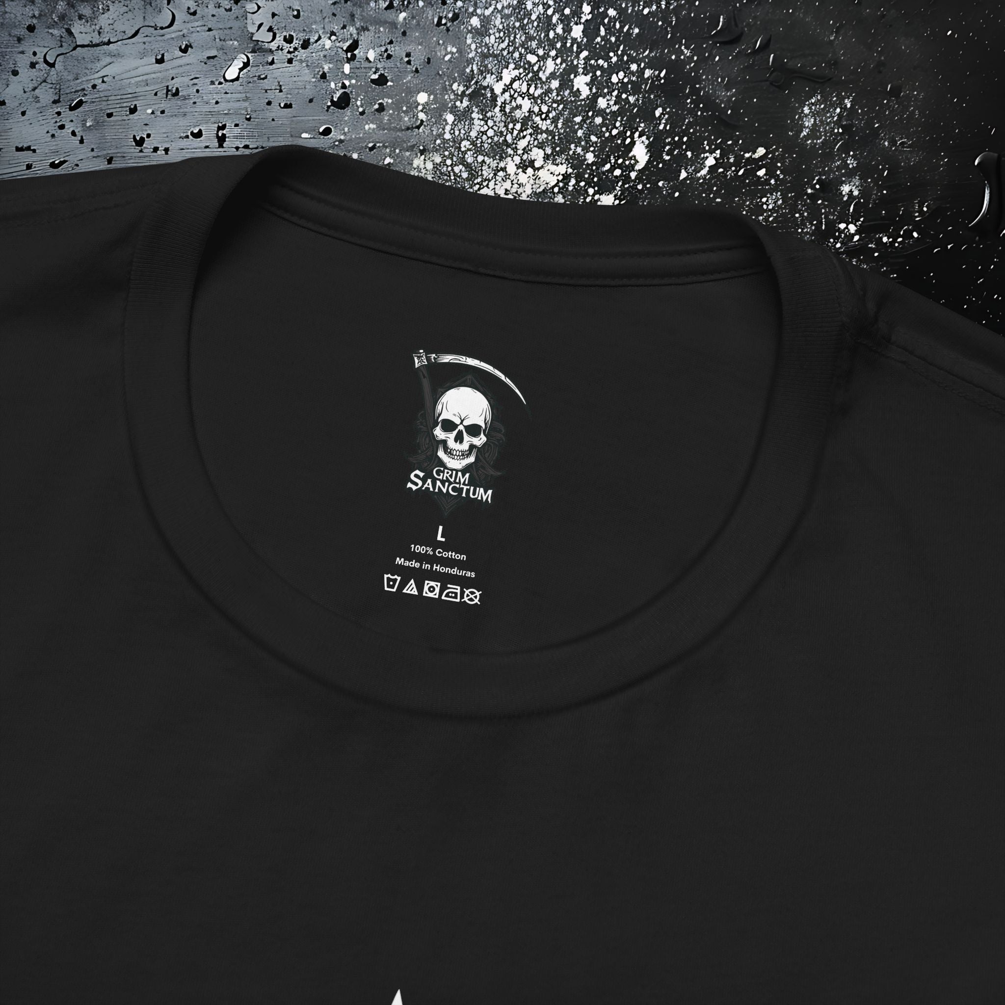 Dark Aesthetic Gothic Winged Cross Shirt