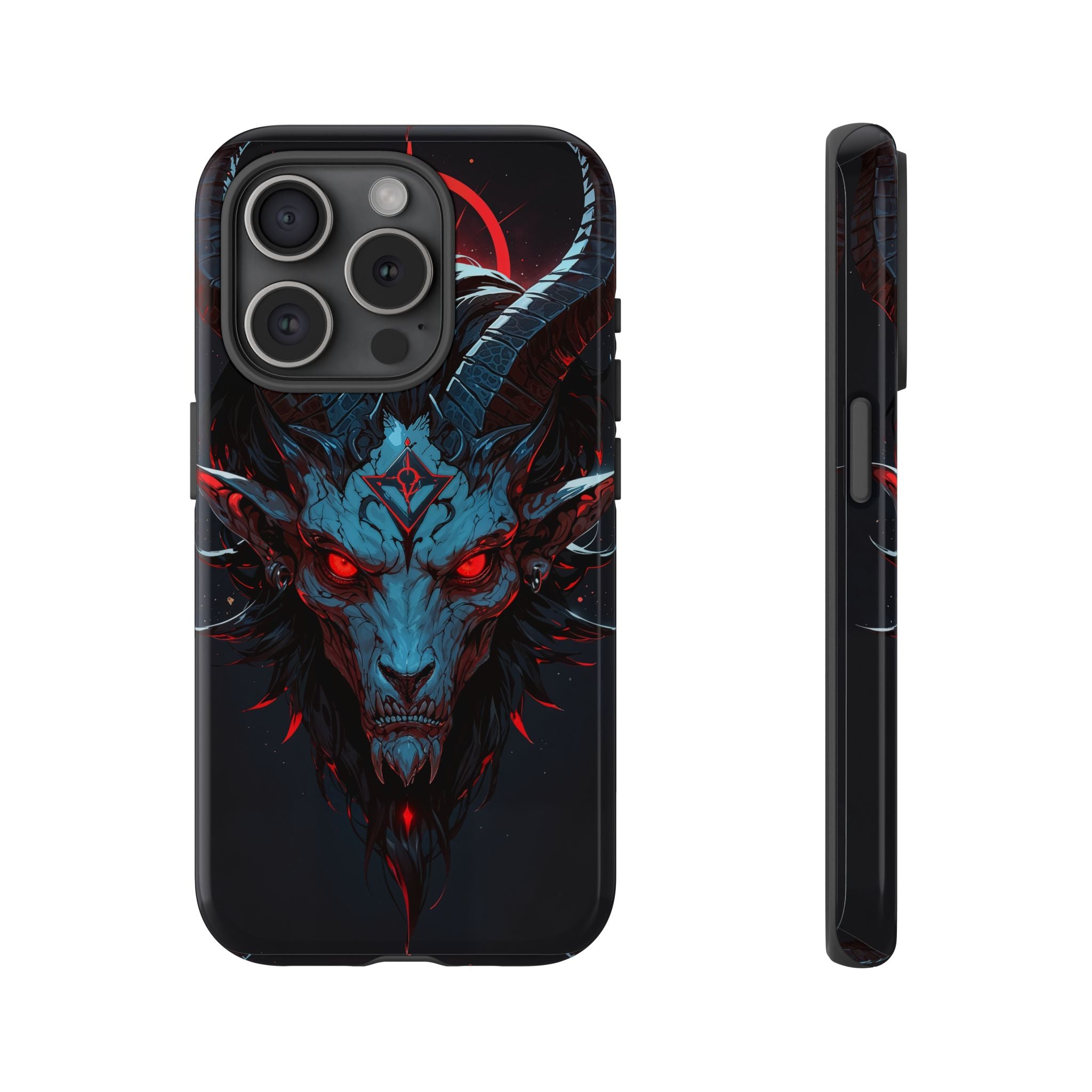 Cursed Goat Phone Case – Cursed Baphomet Design | Grim Sanctum