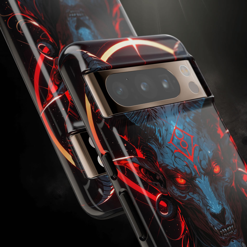 Blasphemous Goat Phone Case – Dark Ritual Sigil Design | Grim Sanctum