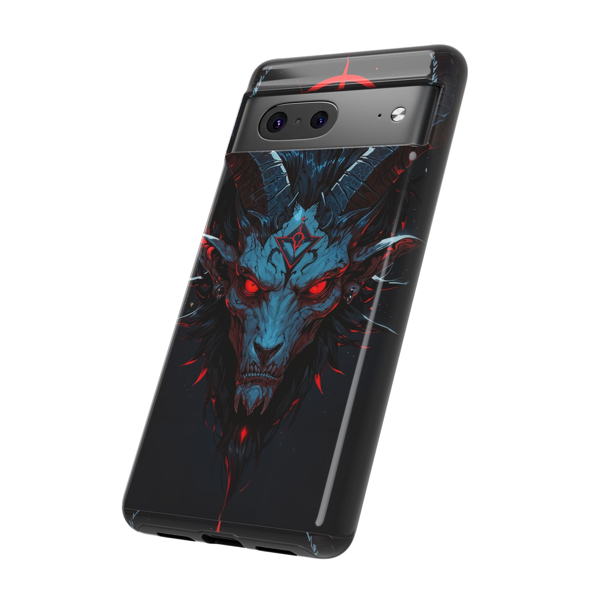 Cursed Goat Phone Case – Cursed Baphomet Design | Grim Sanctum