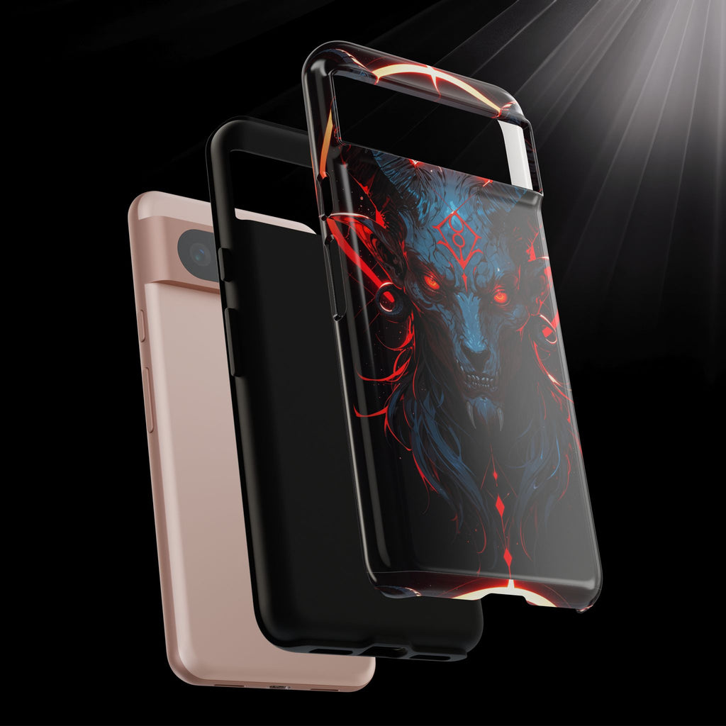 Blasphemous Goat Phone Case – Dark Ritual Sigil Design | Grim Sanctum