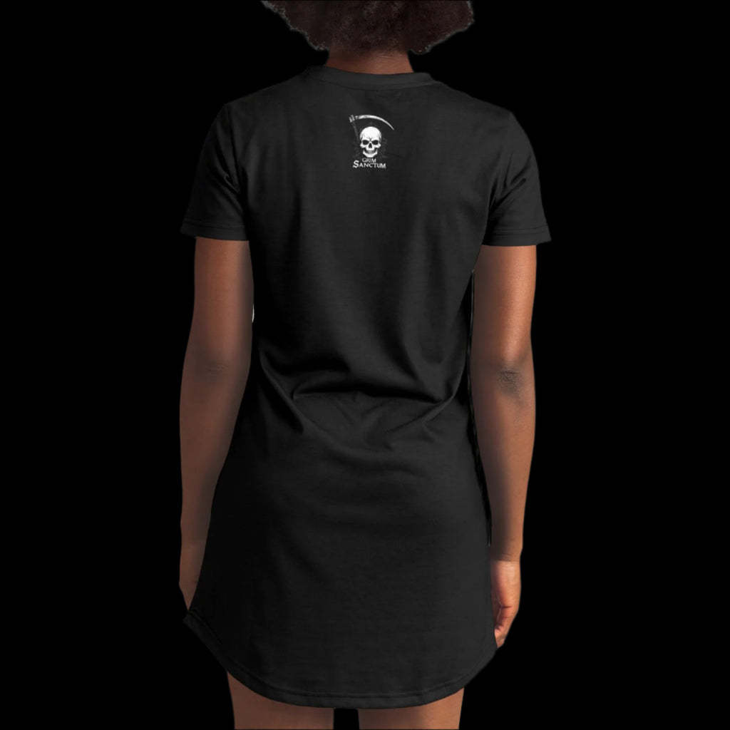 Little Horrors - Rex - Skeleton T-Shirt Dress - Cute Spooky Apparel