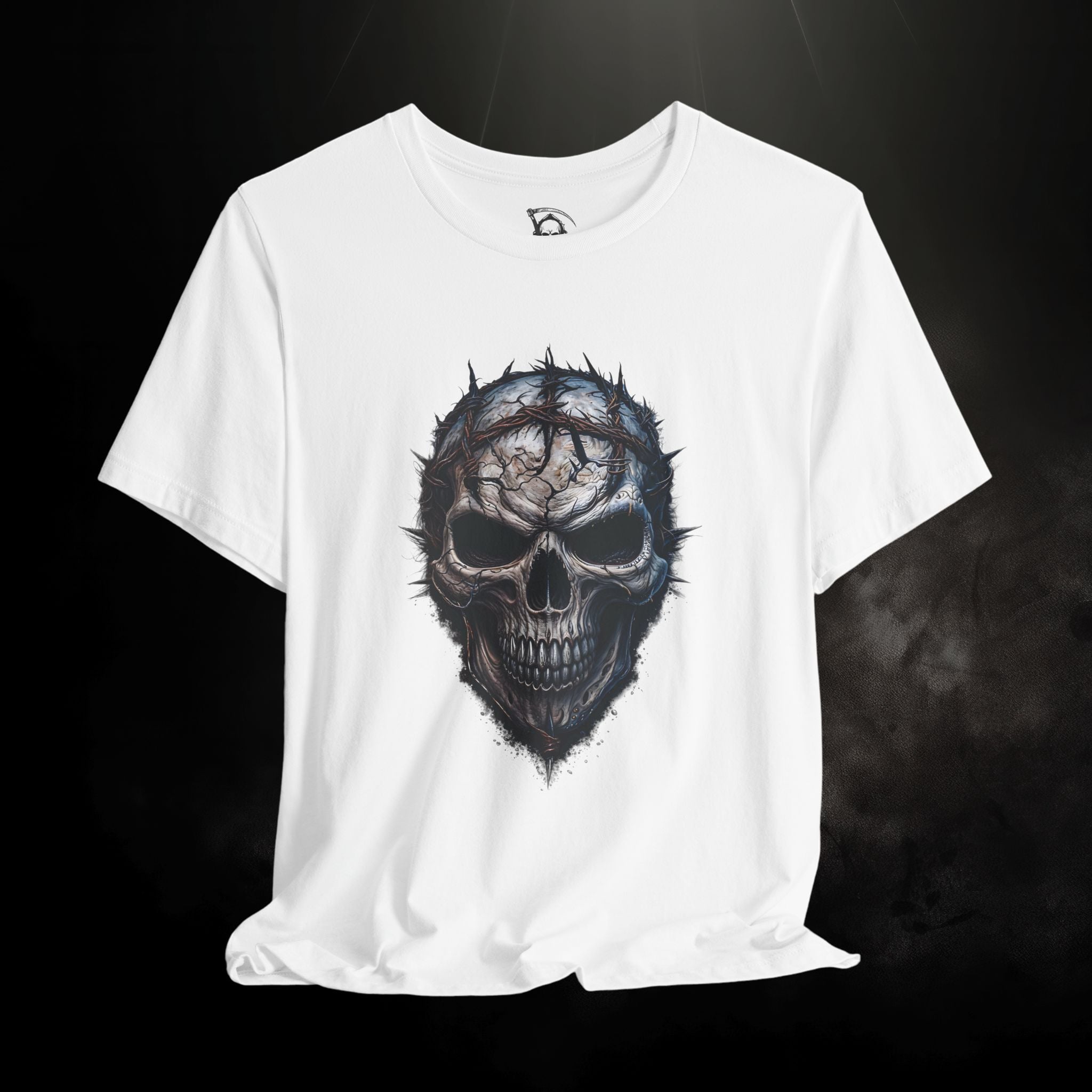 Thorned Skull Graphic T-Shirt