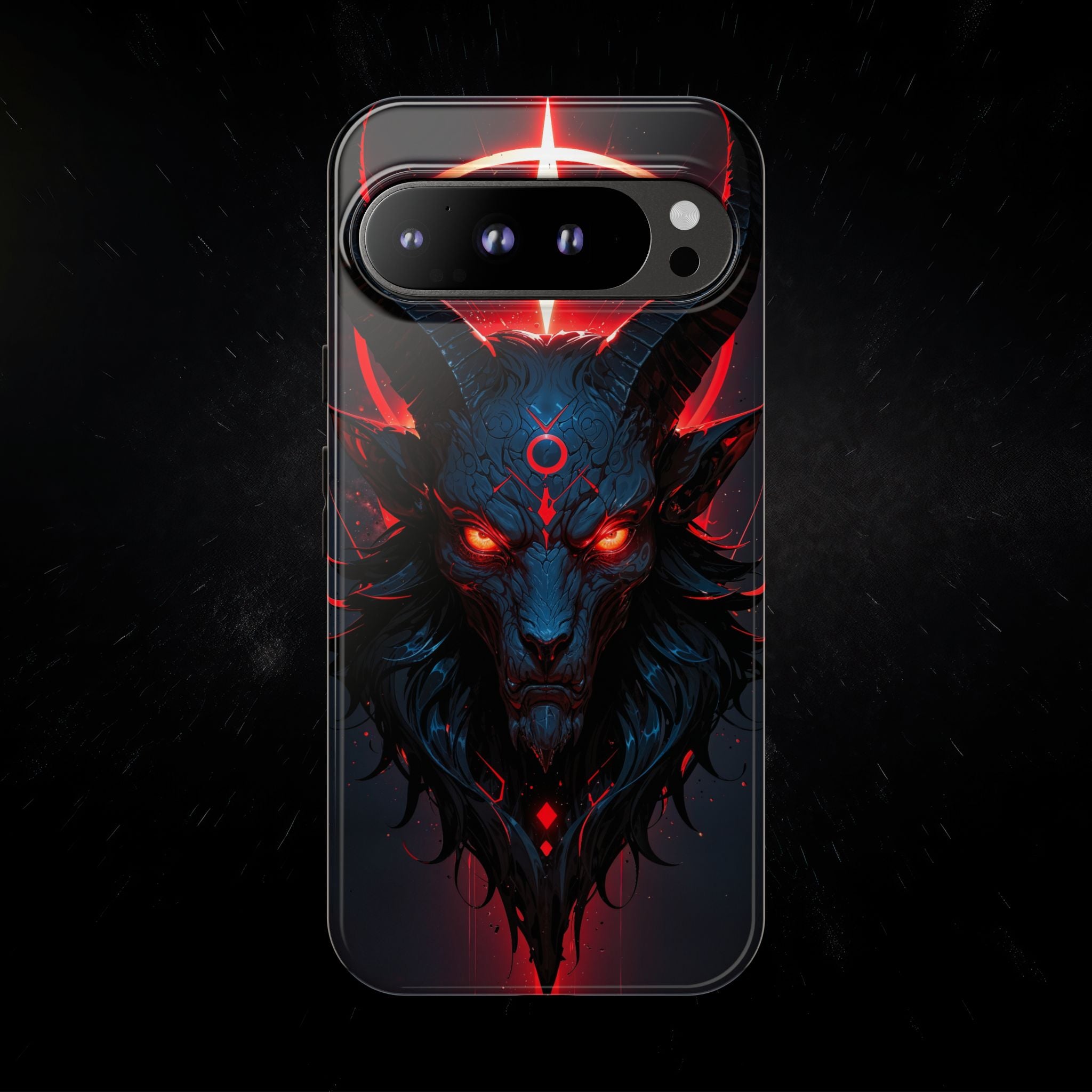 Demonic Goat Phone Case – Occult Baphomet Design | Grim Sanctum