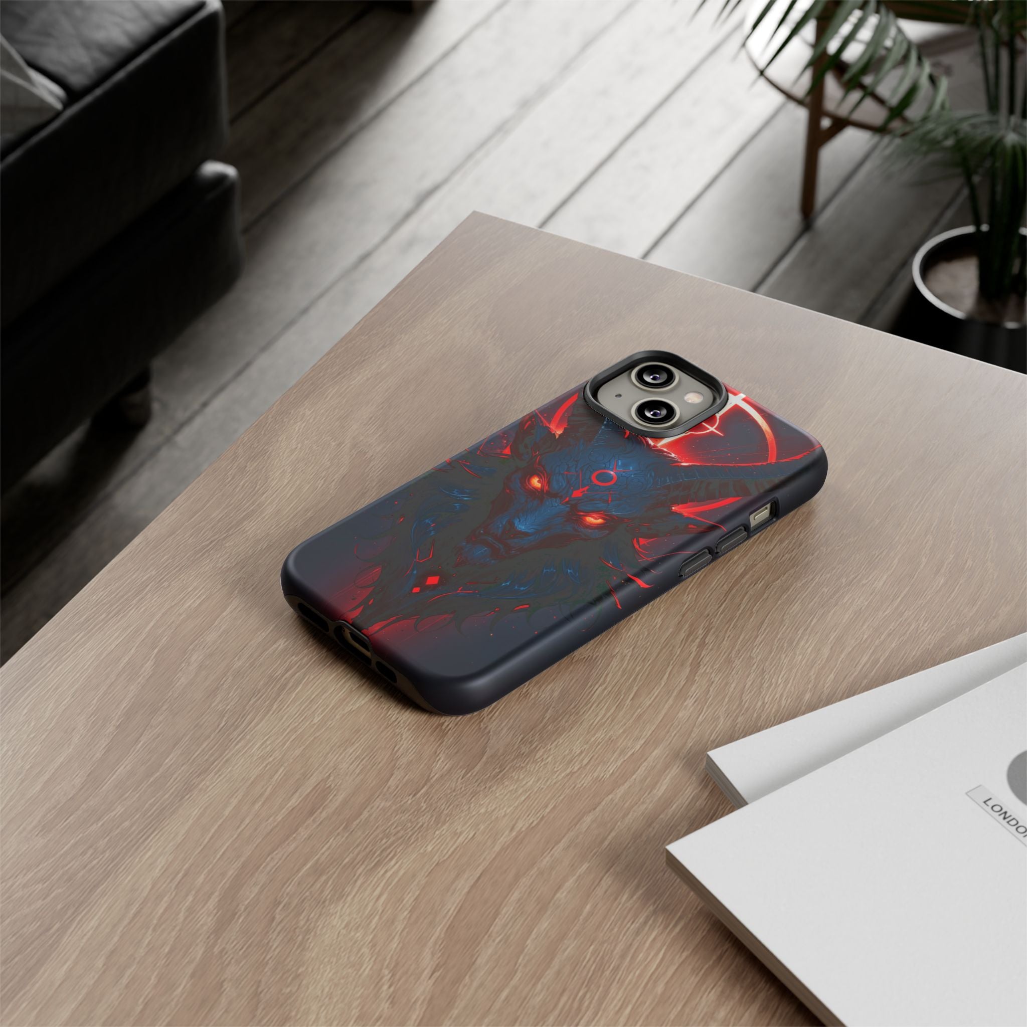 Demonic Goat Phone Case – Occult Baphomet Design | Grim Sanctum