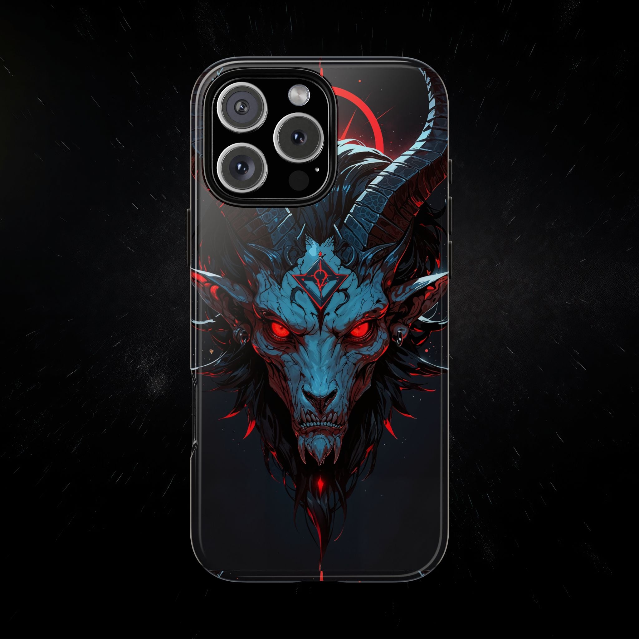 Cursed Goat Phone Case – Cursed Baphomet Design | Grim Sanctum