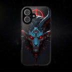 Cursed Goat Phone Case – Cursed Baphomet Design | Grim Sanctum