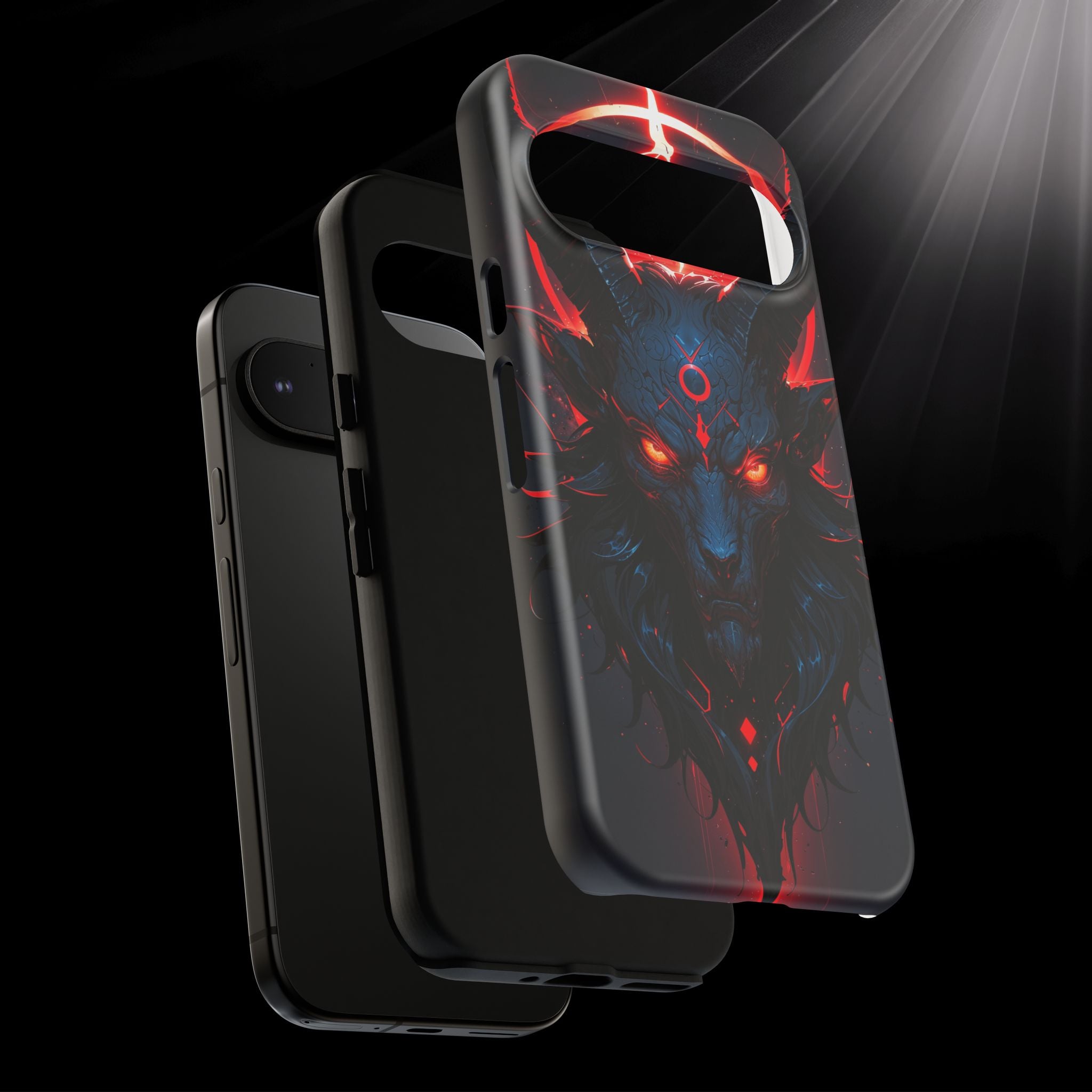 Demonic Goat Phone Case – Occult Baphomet Design | Grim Sanctum