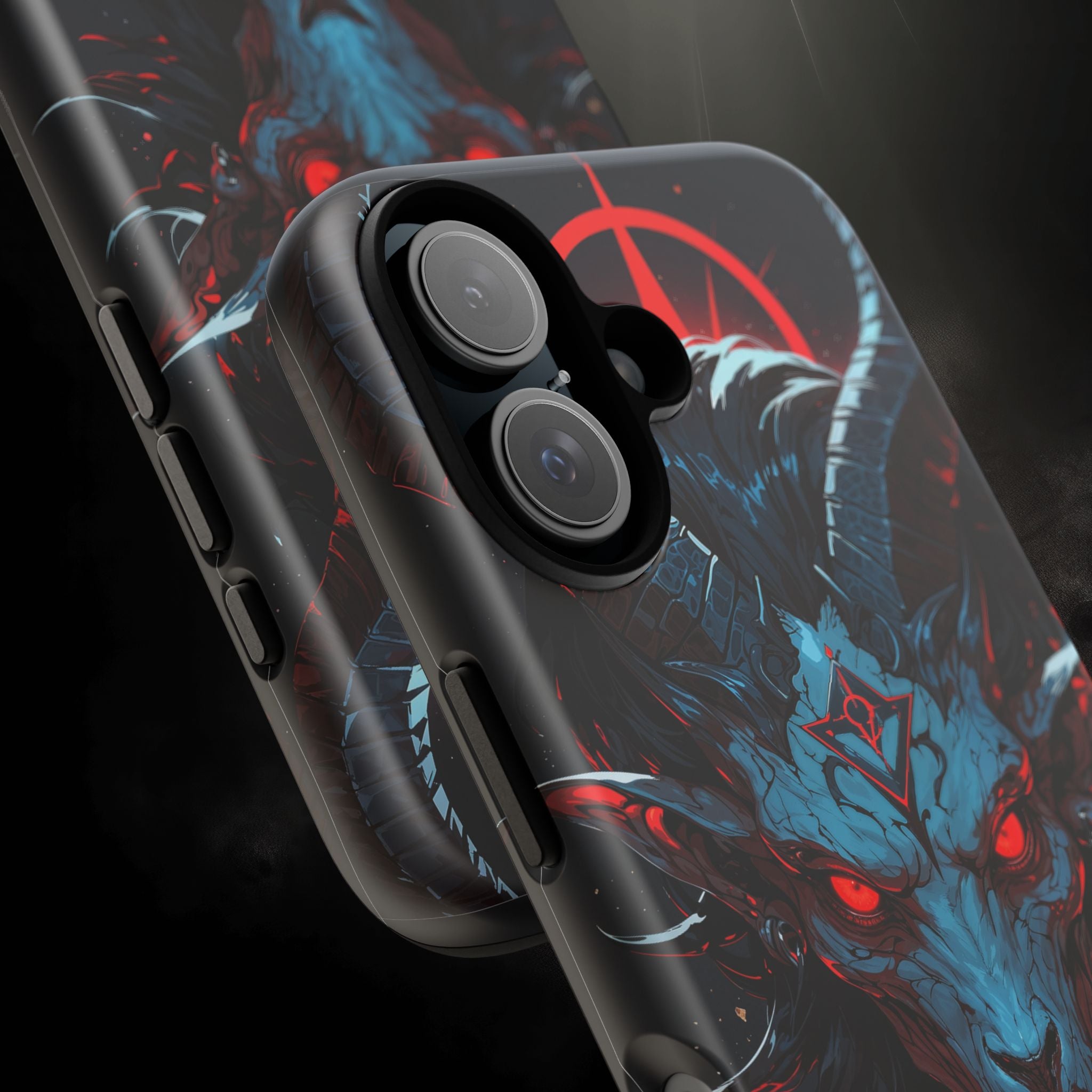 Cursed Goat Phone Case – Cursed Baphomet Design | Grim Sanctum