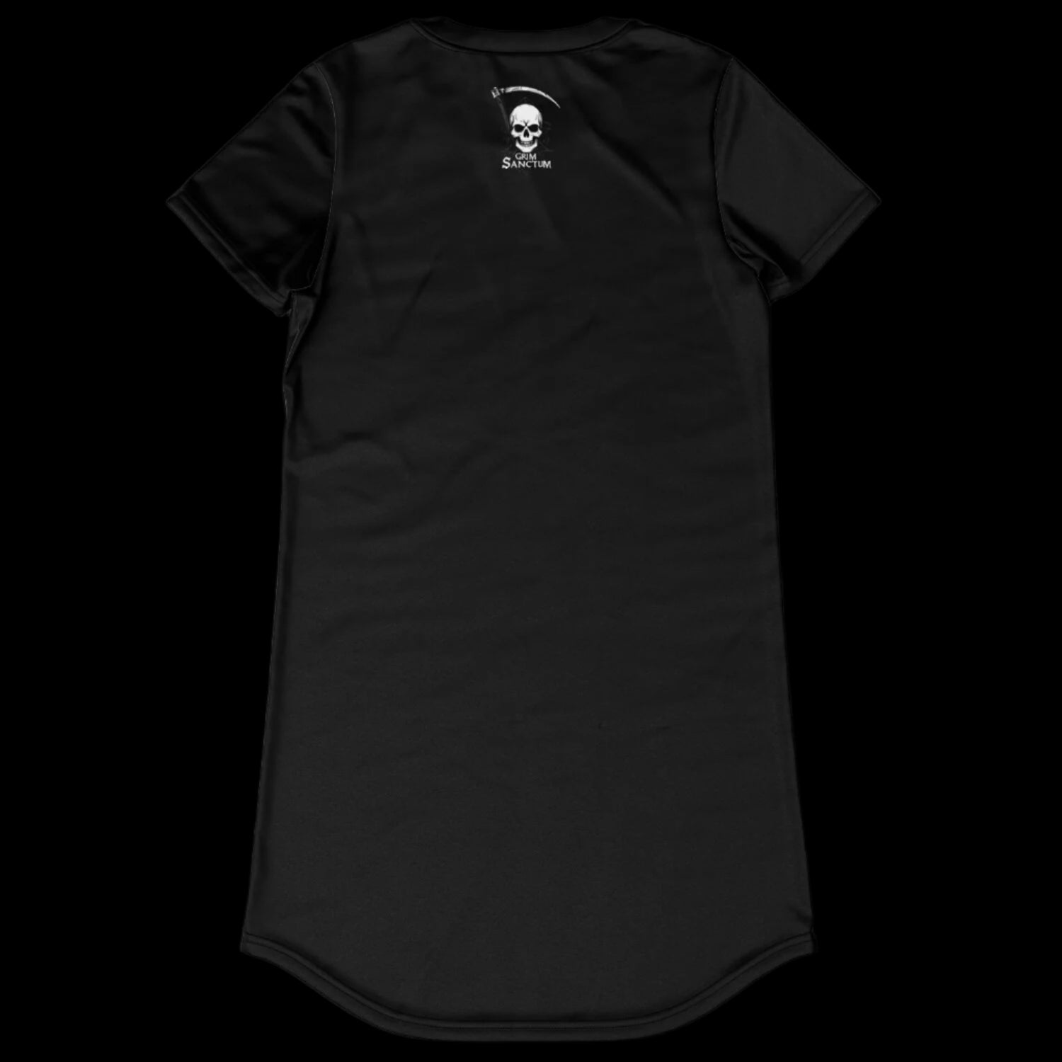 Distressed Teddy Bear T-Shirt Dress - Cute Spooky