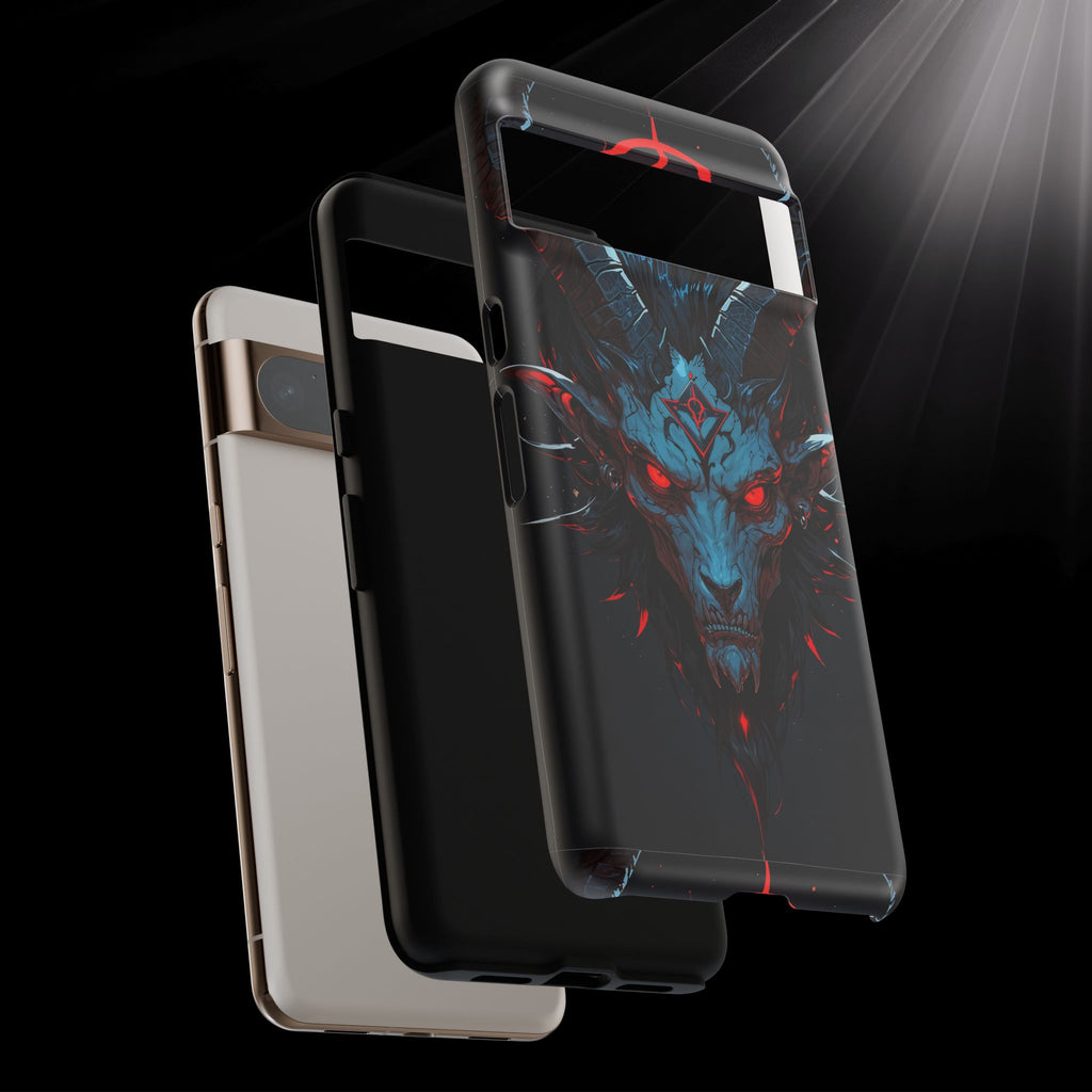 Cursed Goat Phone Case – Cursed Baphomet Design | Grim Sanctum