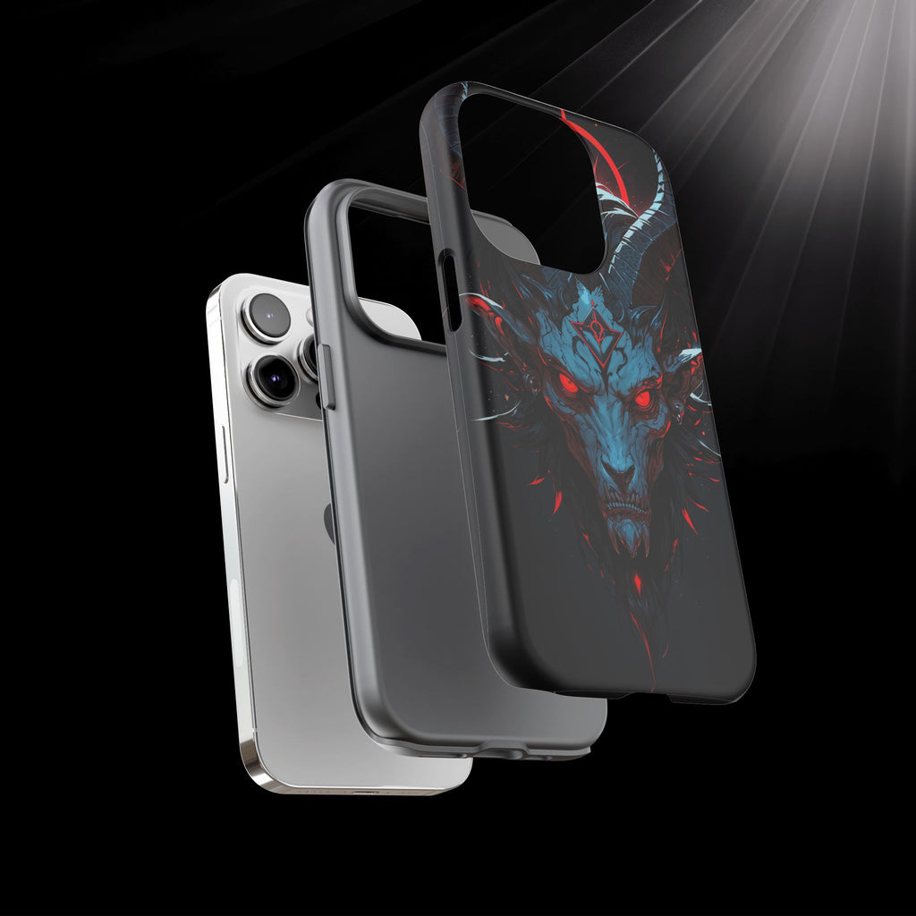 Cursed Goat Phone Case – Cursed Baphomet Design | Grim Sanctum