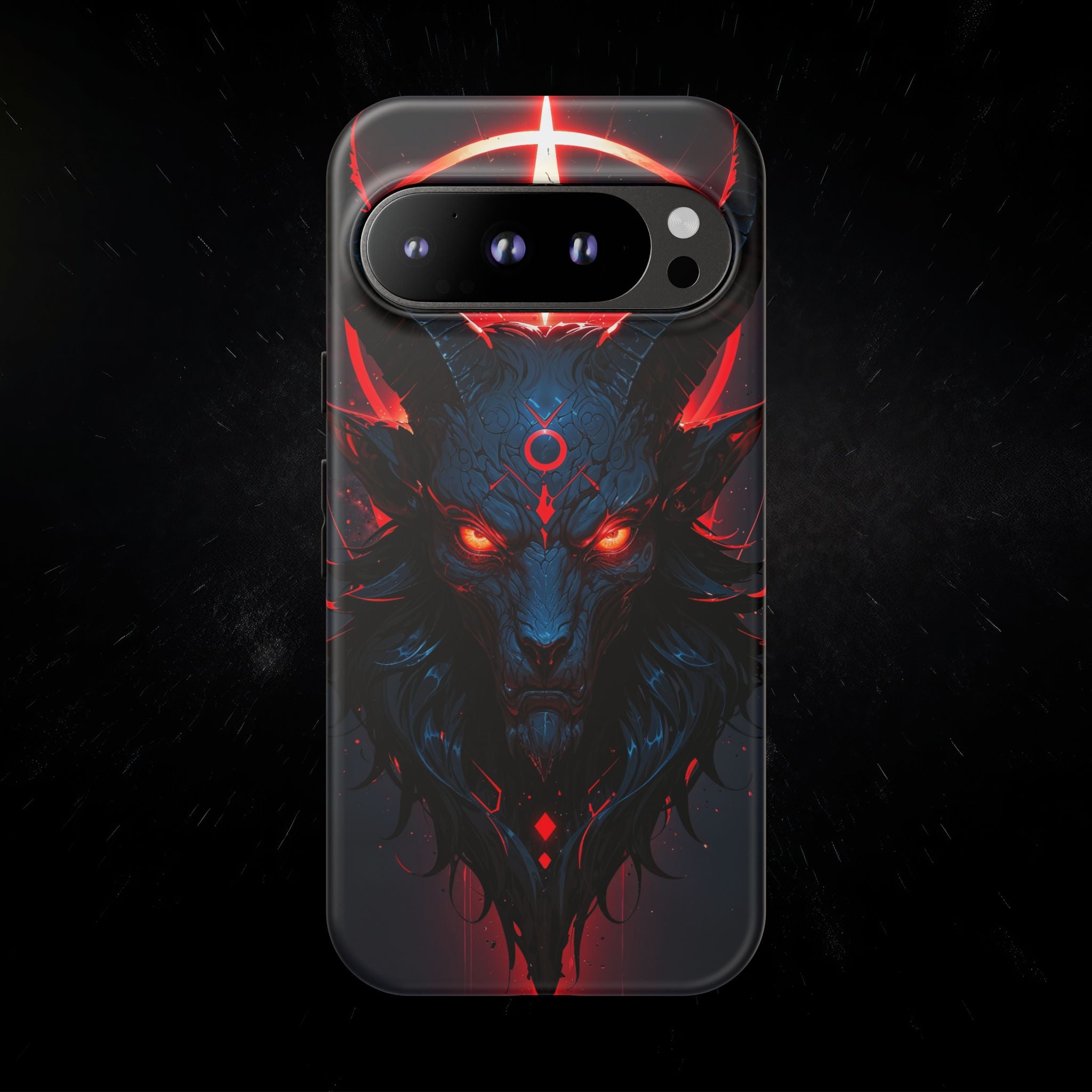 Demonic Goat Phone Case – Occult Baphomet Design | Grim Sanctum