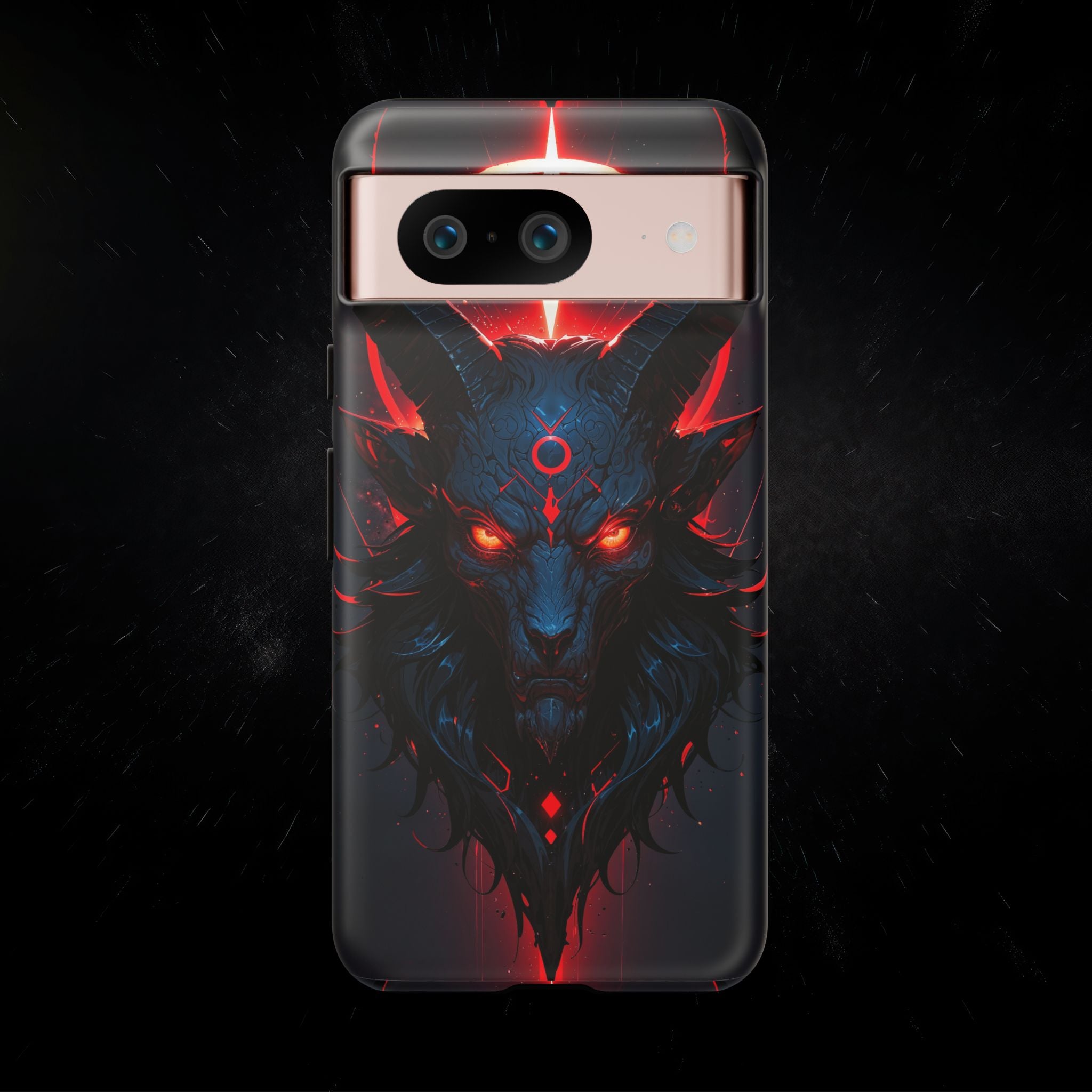 Demonic Goat Phone Case – Occult Baphomet Design | Grim Sanctum