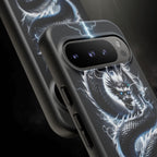 Storm Dragon Phone Case –Dark Thunder Serpent Design | Grim Sanctum