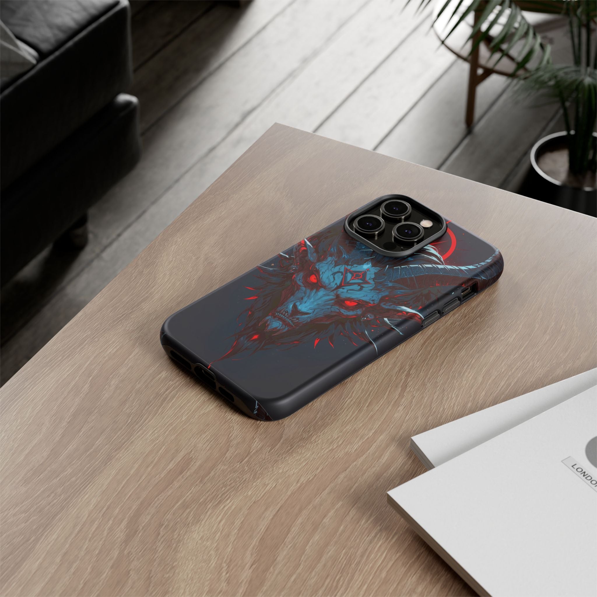 Cursed Goat Phone Case – Cursed Baphomet Design | Grim Sanctum
