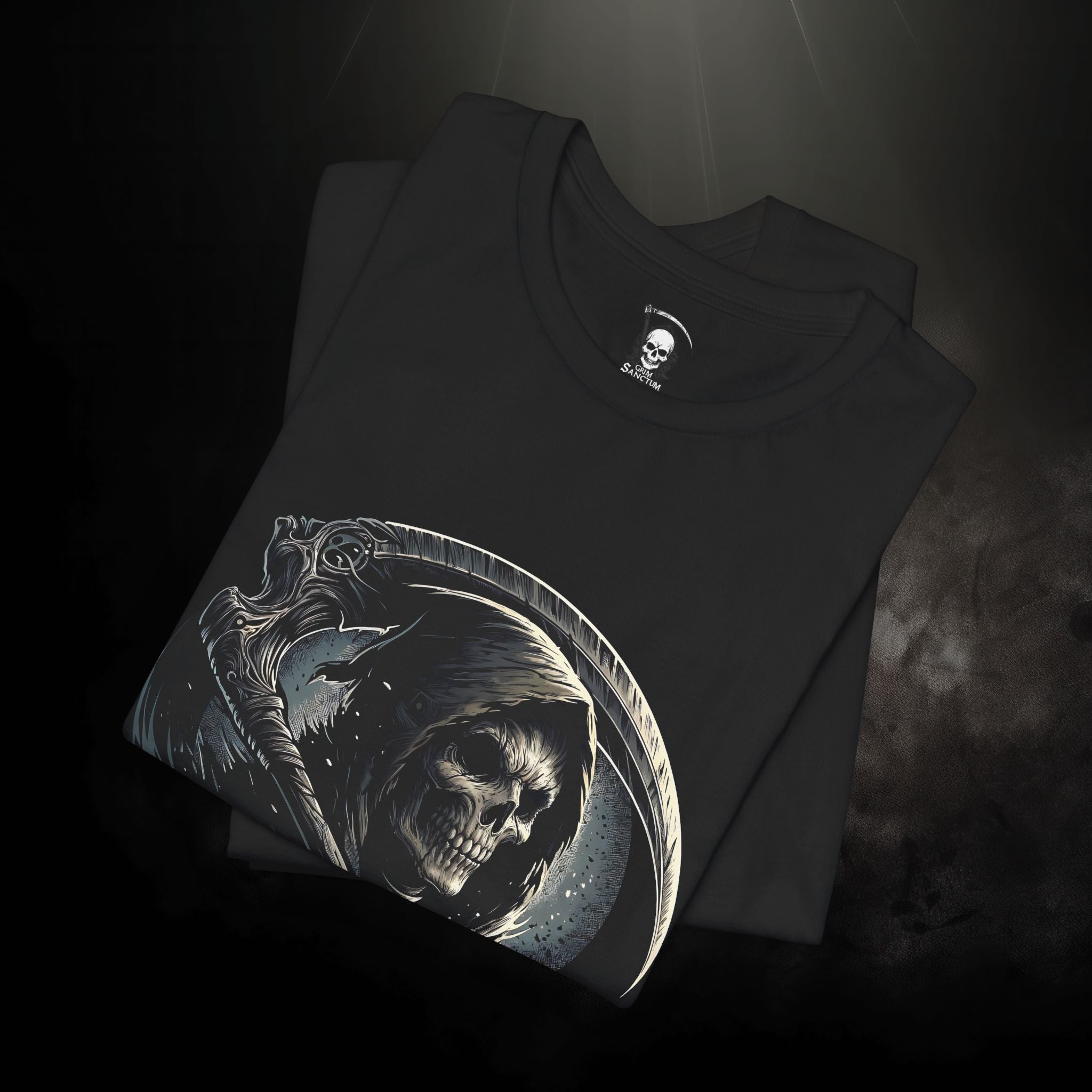 Grim Reaper T-Shirt – Dark Gothic Death Scythe