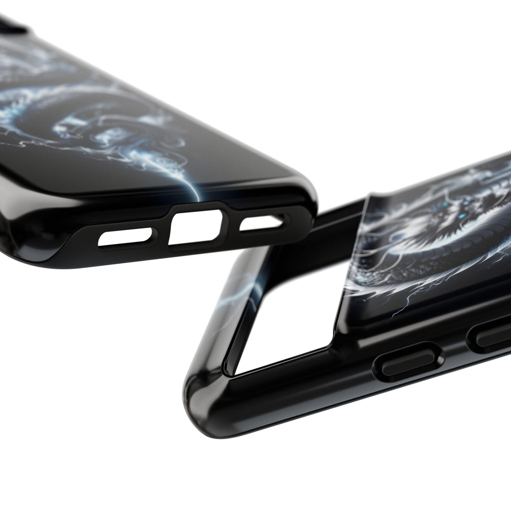 Storm Dragon Phone Case –Dark Thunder Serpent Design | Grim Sanctum