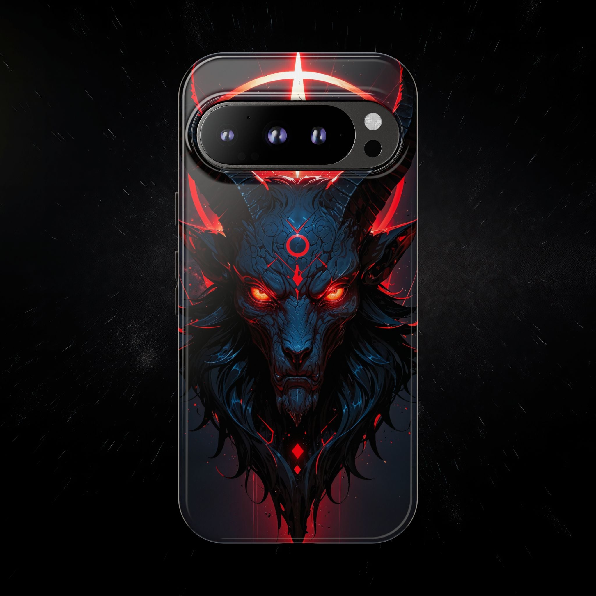 Demonic Goat Phone Case – Occult Baphomet Design | Grim Sanctum